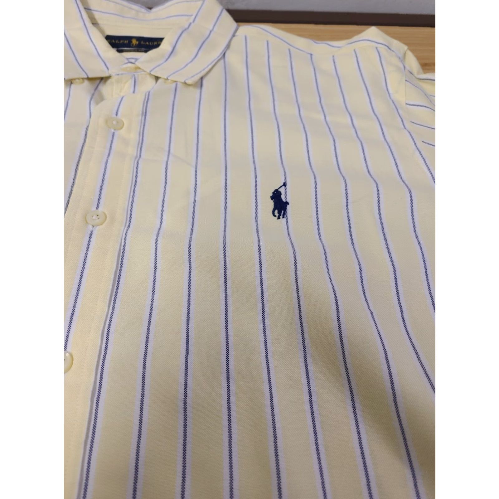 Polo Ralph Lauren Polo Ralph Lauren Shirt Adult XL Multicolor Striped Button-Down Collared Long Sleeve Button-Up Regular Fit Size US XL / EU 56 / 4 - 4 Thumbnail
