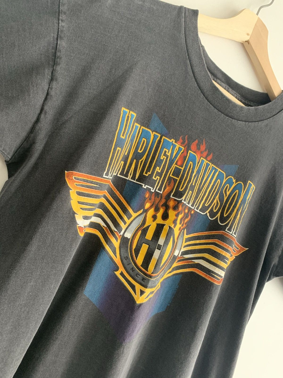 Harley Davidson × Vintage Vintage Harley Davidson Tee 1993 Size US L / EU 52-54 / 3 - 2 Thumbnail
