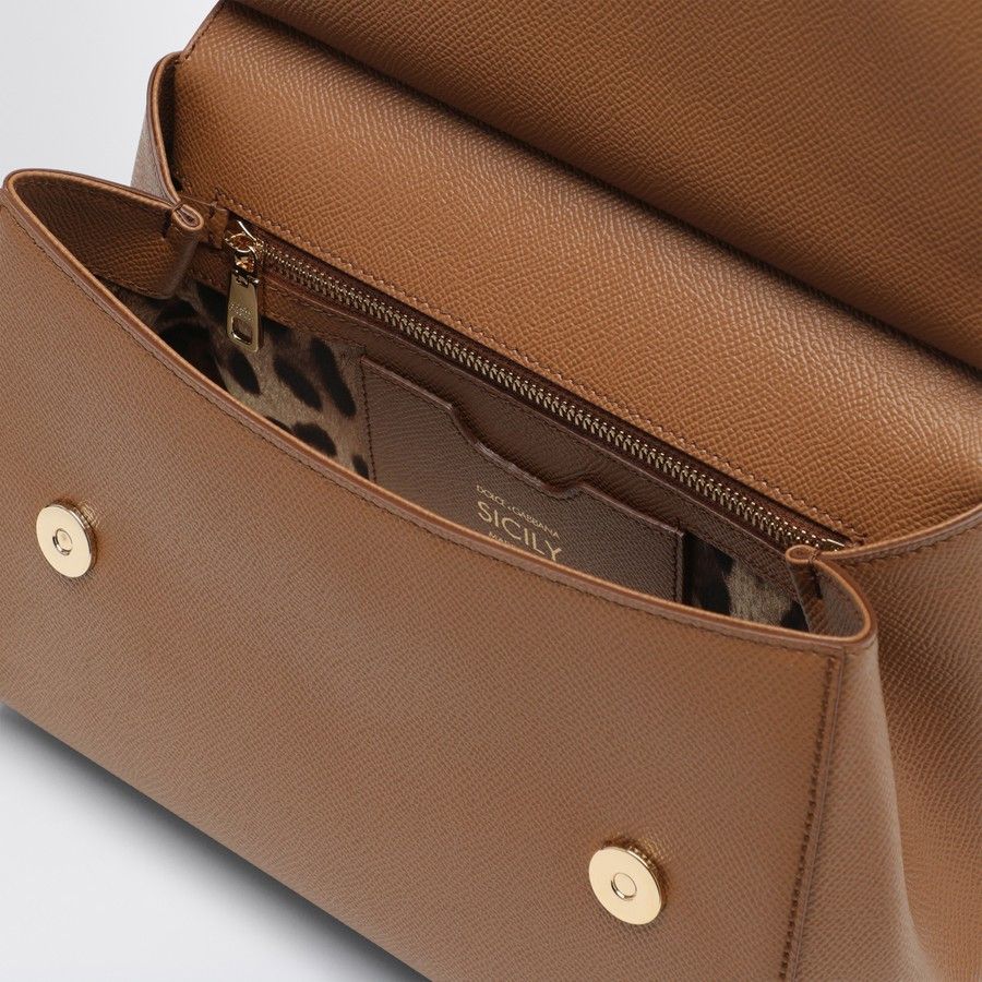 Dolce & Gabbana o1d2blof0824 Size : OS / Medium Handbag in Camel Size ONE SIZE - 4 Thumbnail