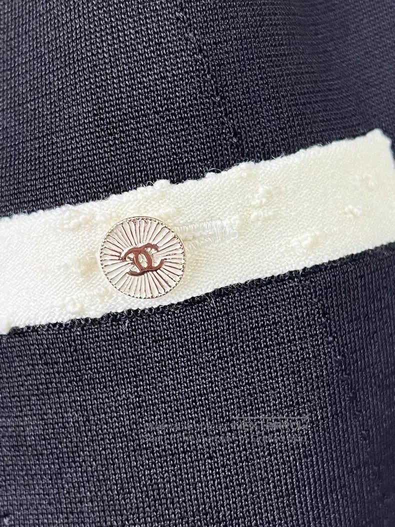 Chanel Chanel Black and white colour-blocked suspender vest Size XXS / US 00 / IT 34 - 5 Thumbnail