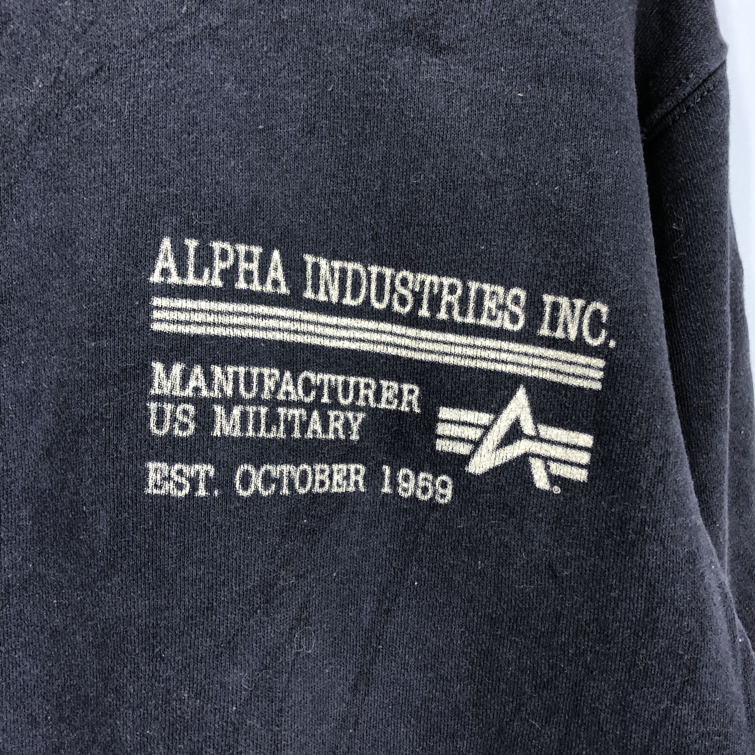 Alpha Industries ALPHA INDUSTRIES Air Forces Crew Neck Sweatshirt #1046/AK Size US M / EU 48-50 / 2 - 3 Thumbnail