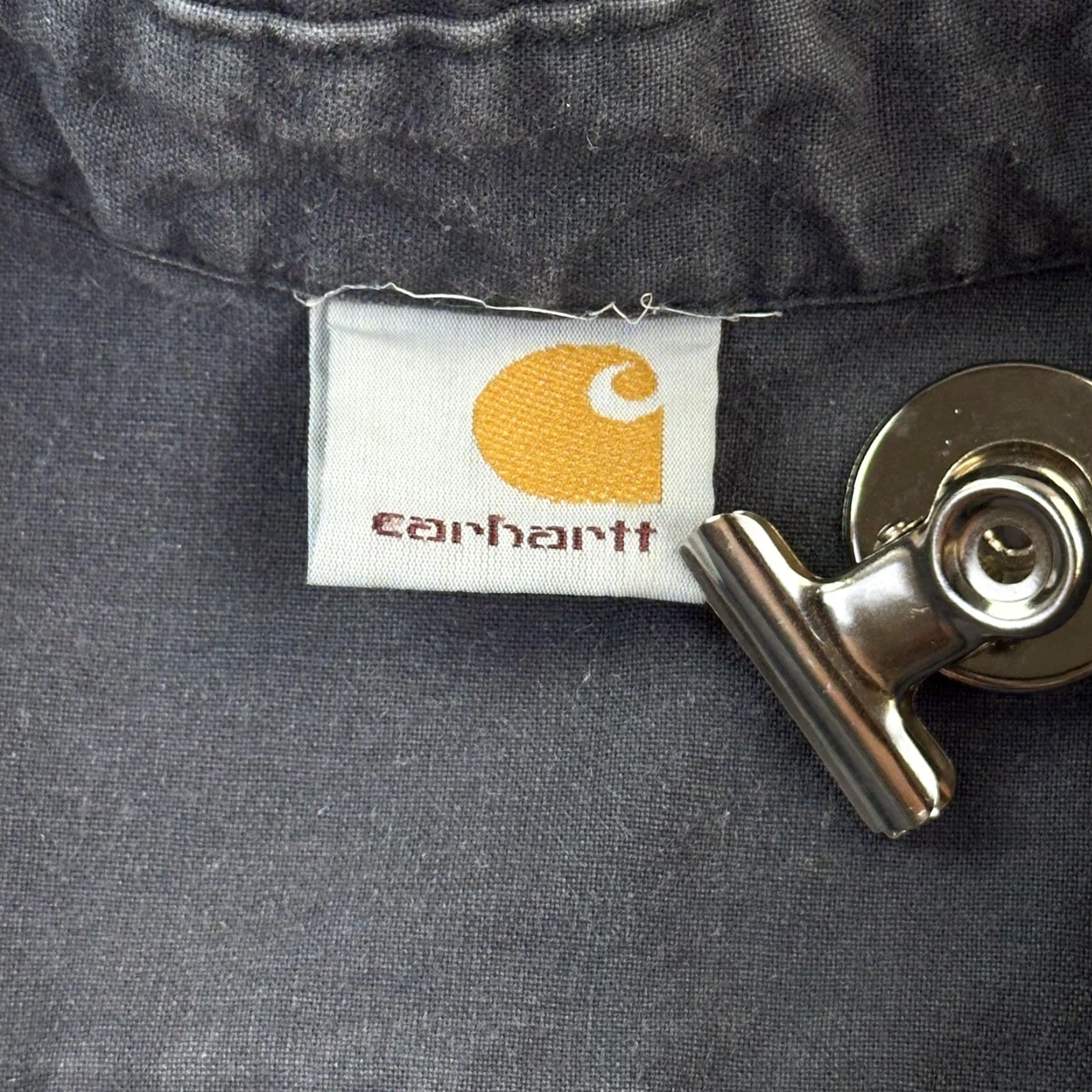 Carhartt VINTAGE Carhartt Shirt Mens 2XL Gray Button-Down Workwear Heavyweight Y2K Mens Size US XXL / EU 58 / 5 - 6 Thumbnail
