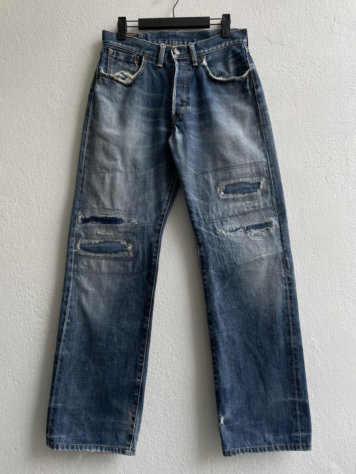 Edwin Vintage Distress Edwin Selvedge Inspired by Kapital Jeans Size US 30 / EU 46 - 1 Thumbnail