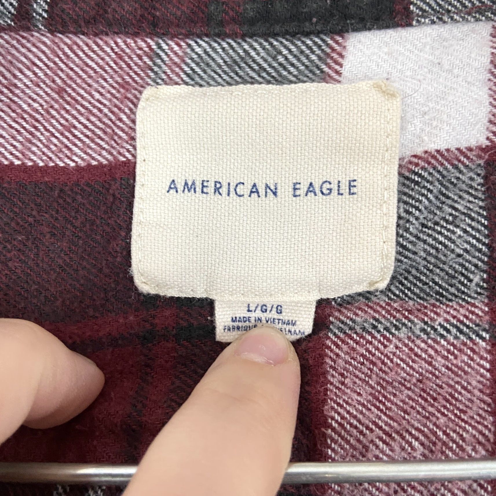 American Eagle Outfitters American Eagle Outfitters Shirt Men L Multicolor Plaid Long Sleeve Button Up Flannel Size US L / EU 52-54 / 3 - 6 Thumbnail