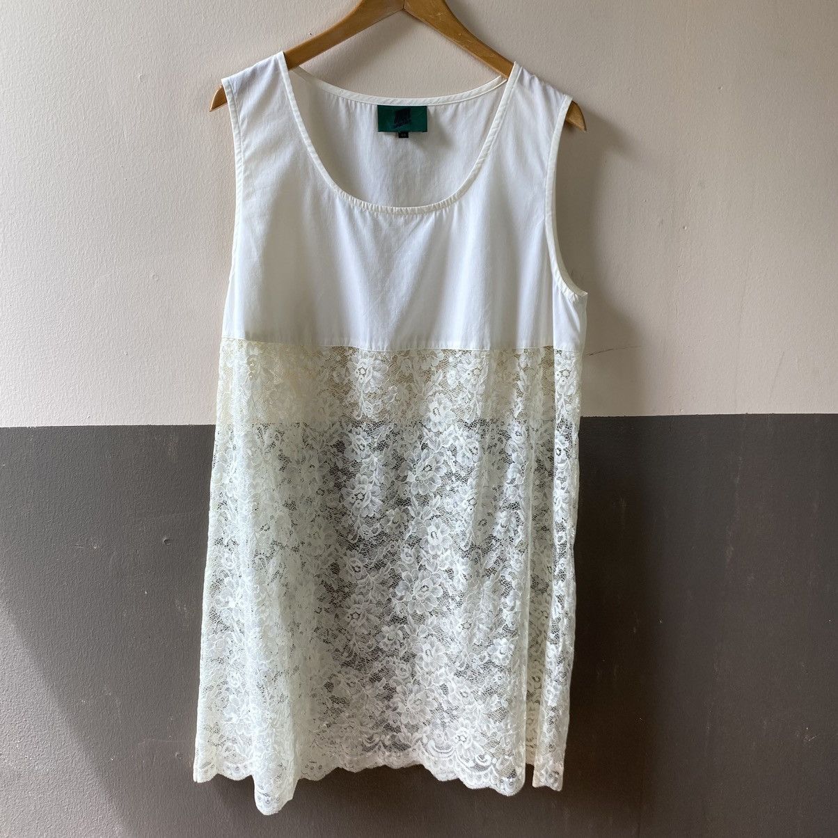 Jean Paul Gaultier JUNIOR GAULTIER White Sleeveless Lace Overlay Tunic Size S / US 4 / IT 40 - 7 Thumbnail