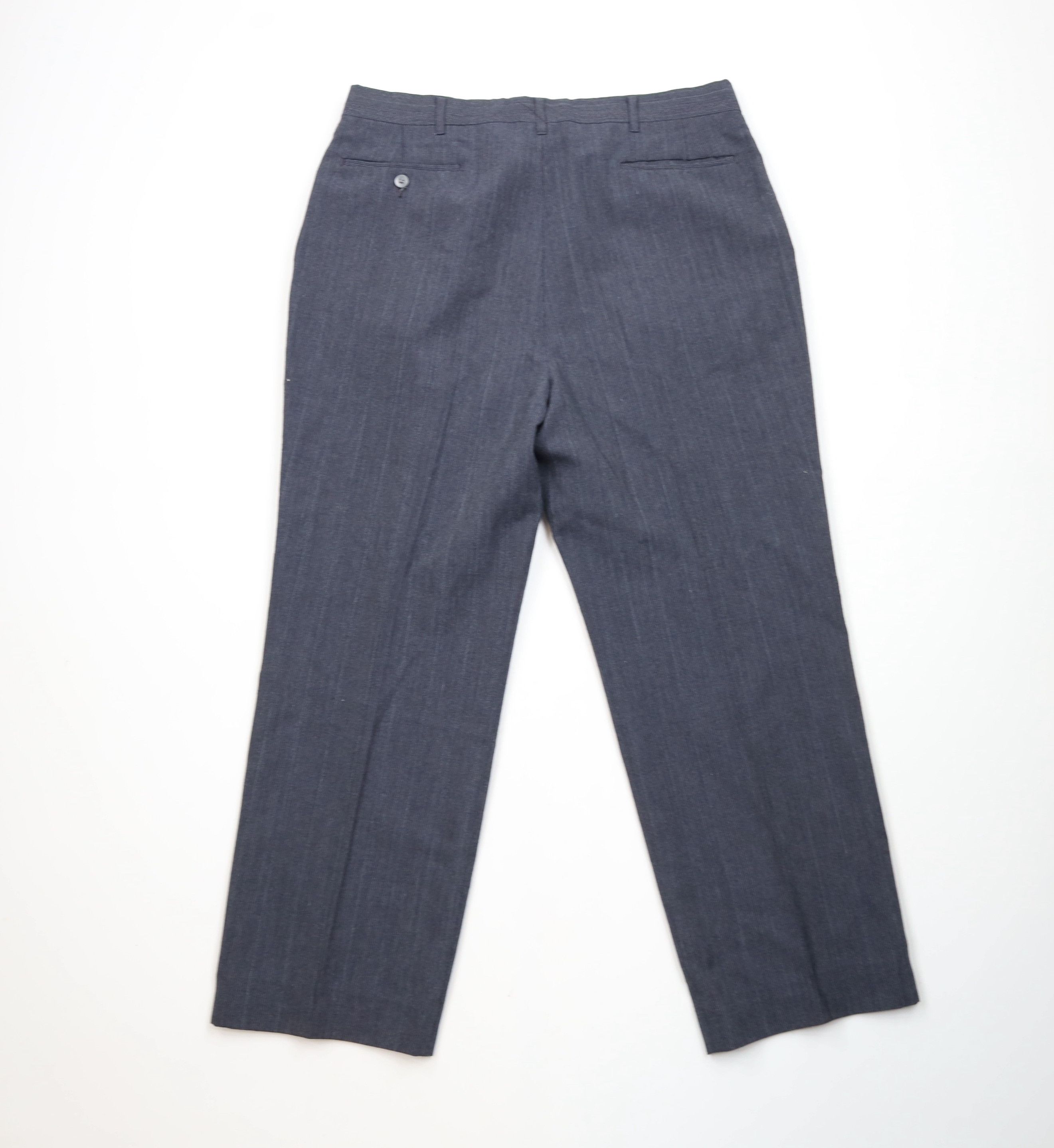 Vintage Vintage 70s Streetwear Pleated Wide Leg Chino Pants Size US 36 / EU 52 - 10 Thumbnail