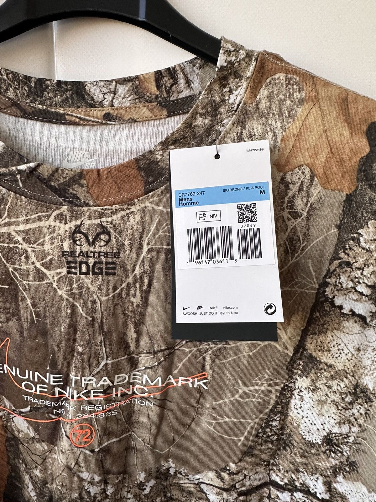 Realtree Nike SB tee Reeltree Camo Forest logo rare M Size US M / EU 48-50 / 2 - 7 Thumbnail