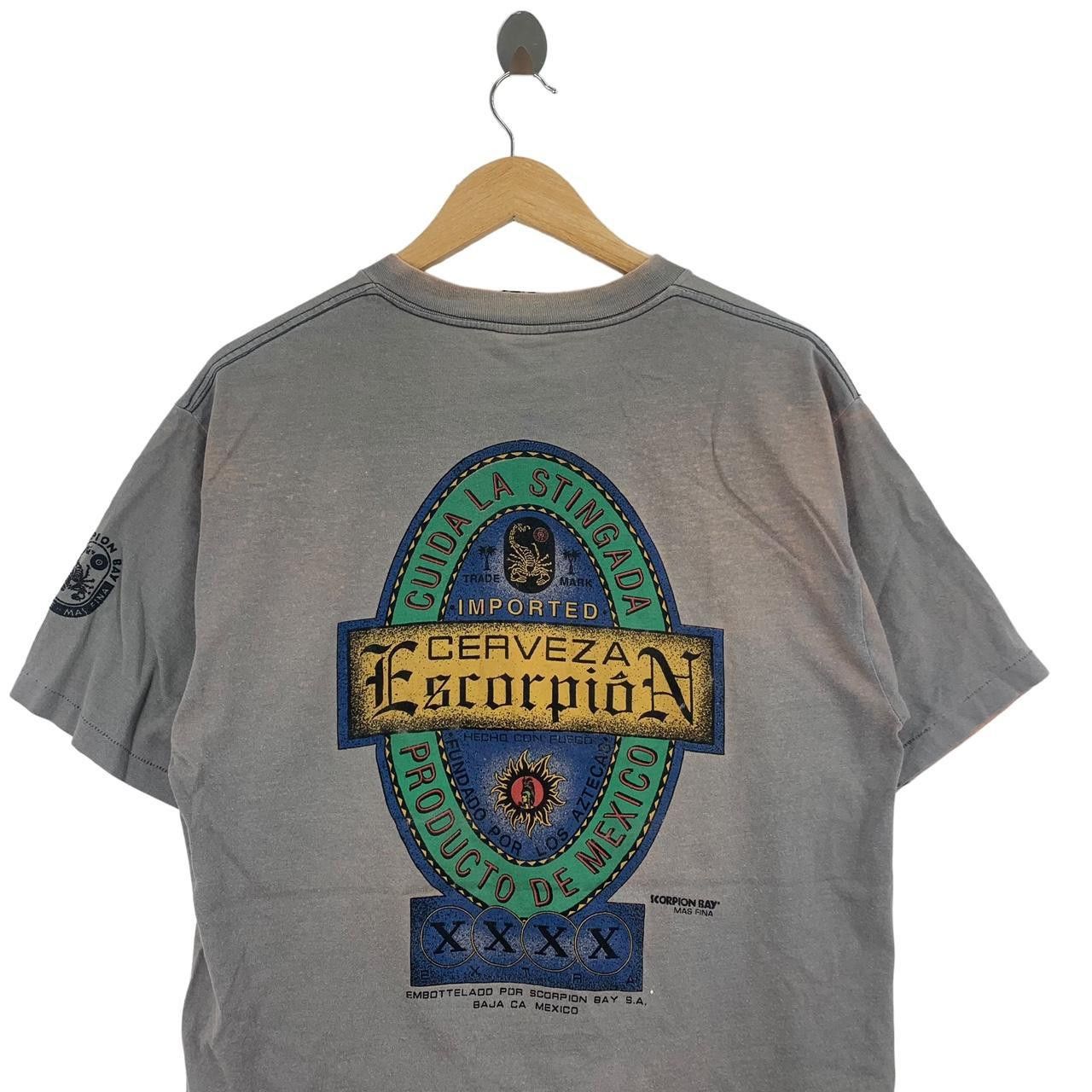 Vintage Vintage SCORPION BAY CERVEZA Cuida La Distress Tee Size US L / EU 52-54 / 3 - 7 Thumbnail