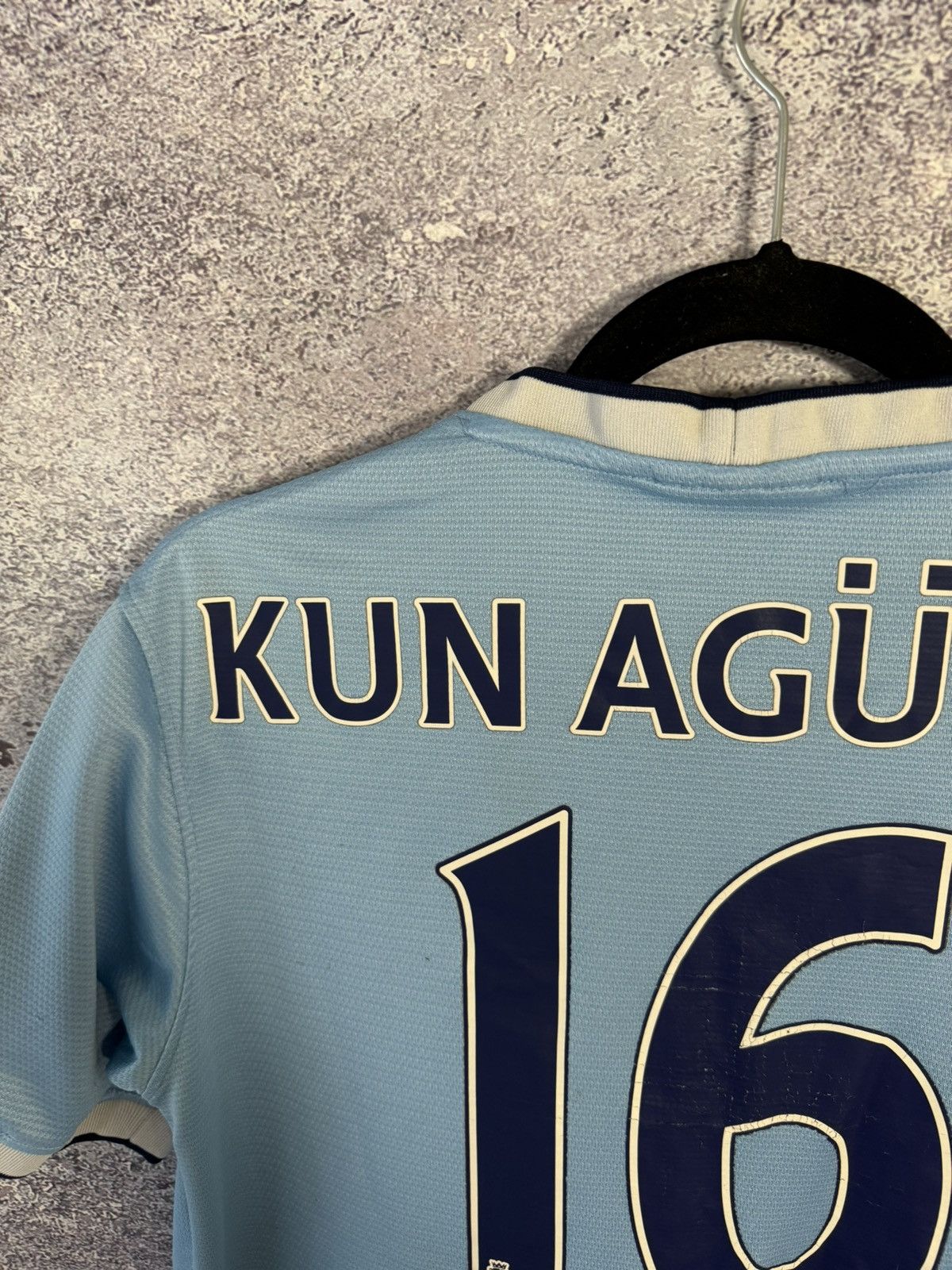 Nike × Vintage KUN AGUERO Vintage Manchester City 2013/14 Nike Jersey Size US S / EU 44-46 / 1 - 15 Thumbnail