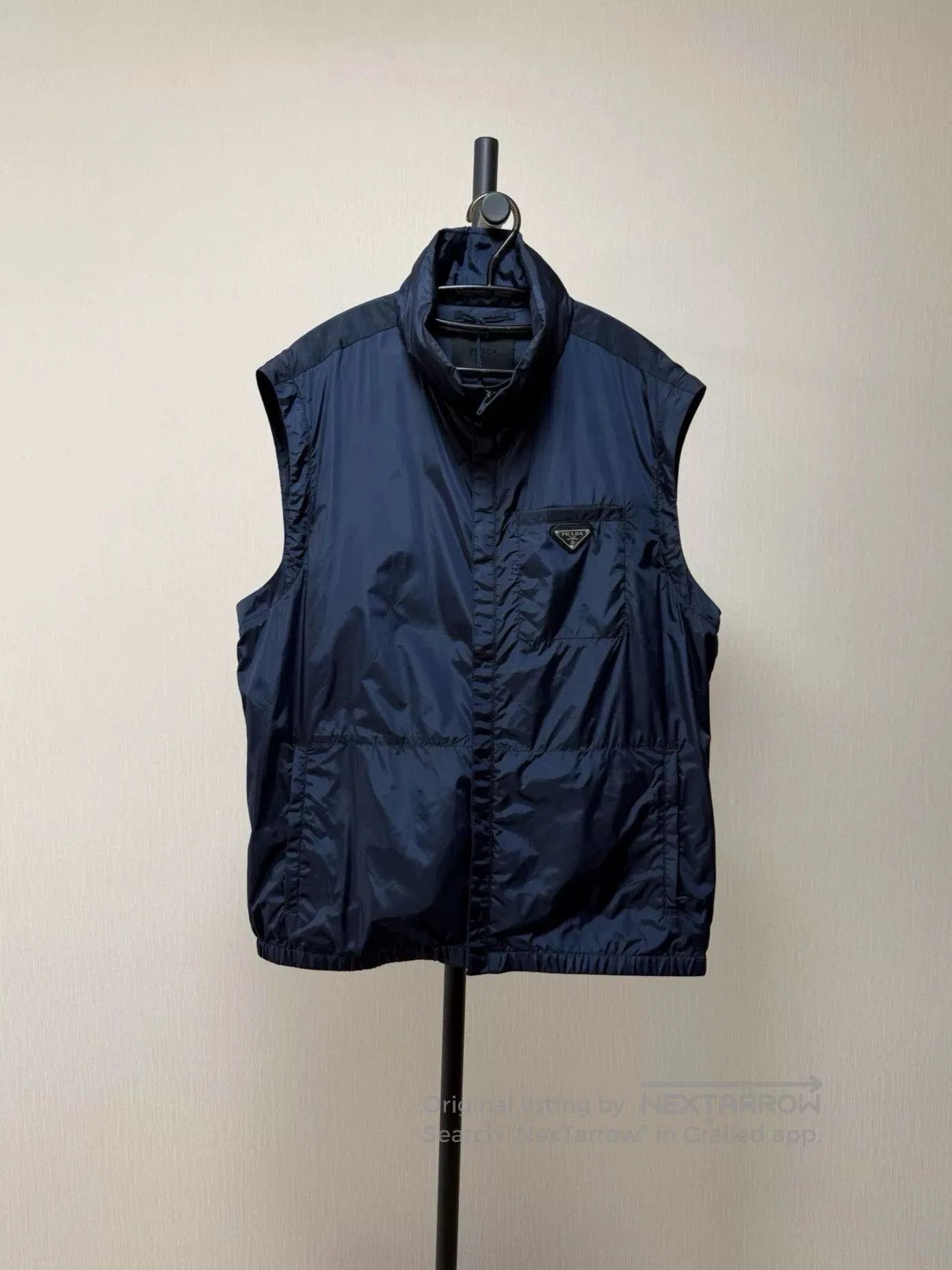 Prada Prada Blue Spring Summer Lightweight Jacket. Size US L / EU 52-54 / 3 - 3 Thumbnail
