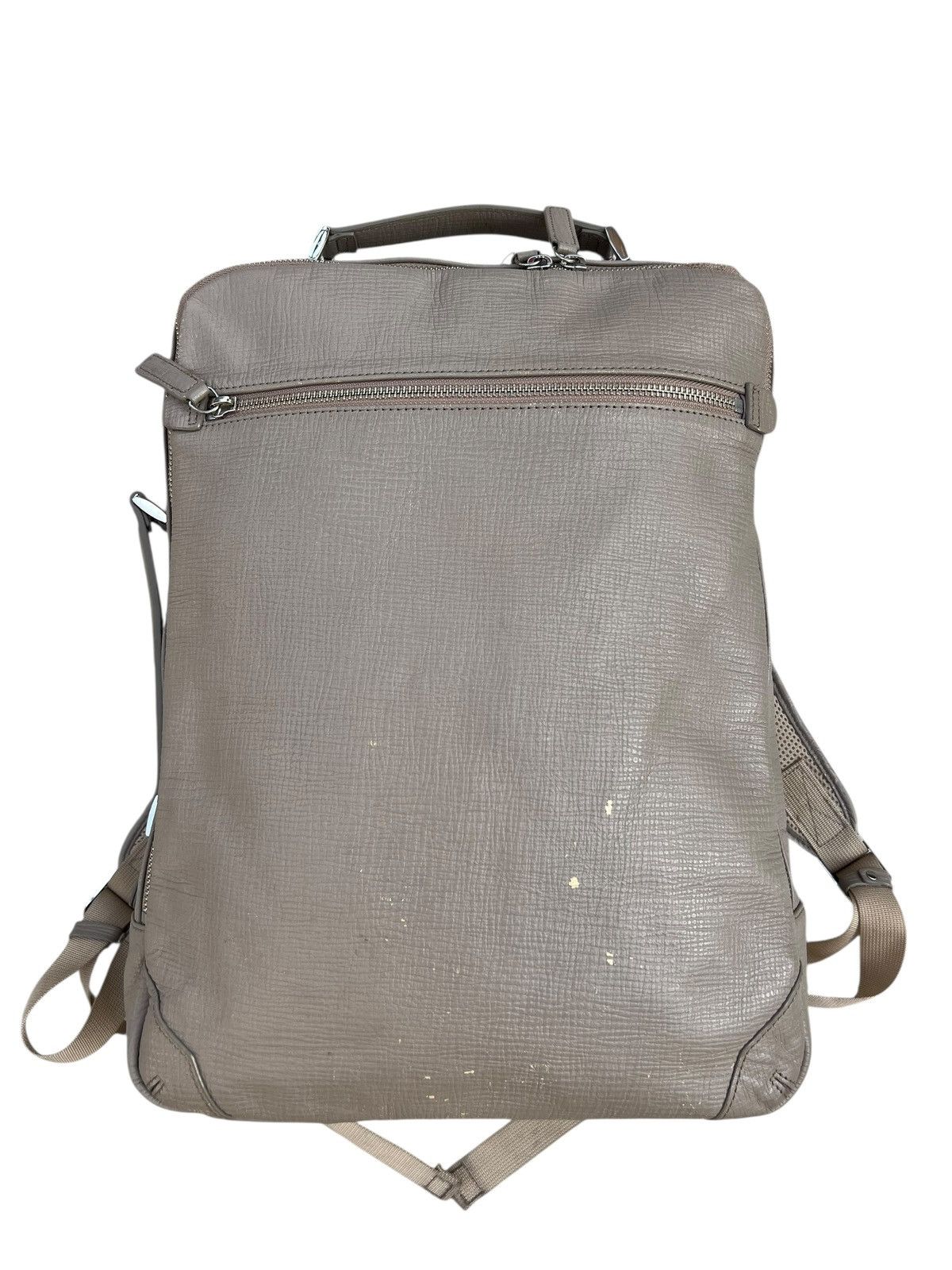 Leather Five Woods Japan Scratches Patina Leather Backpack Bag Size ONE SIZE - 7 Thumbnail