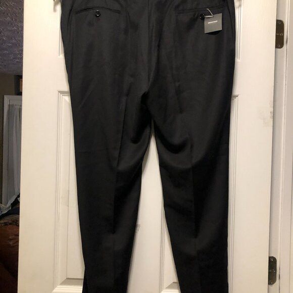 Indochino indochino men's new black 95%wool dress pants size: 40/30 Size 40R - 4 Thumbnail