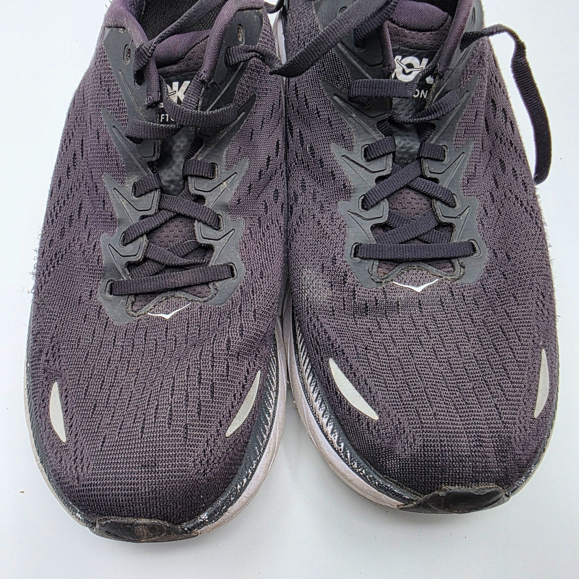 Hoka Hoka One One Clifton 8 Womens 9 B Black Athletic Shoes Runni Size US 9 / IT 39 - 10 Thumbnail