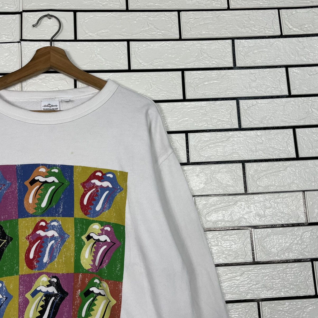 Japanese Brand The Rolling Stone Big Print Sweatshirt Size US L / EU 52-54 / 3 - 5 Thumbnail