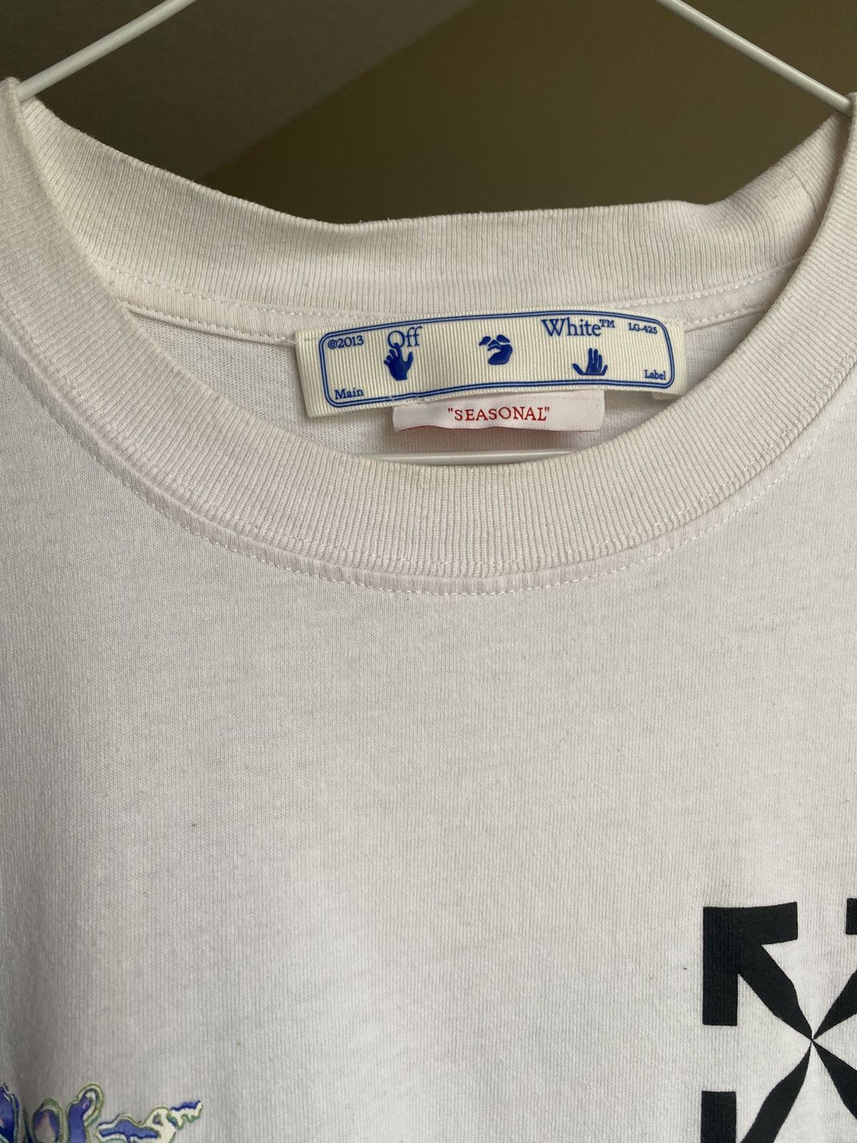 Off-White Off-White 90s Liquid T Shirt Size Medium Size US M / EU 48-50 / 2 - 10 Thumbnail