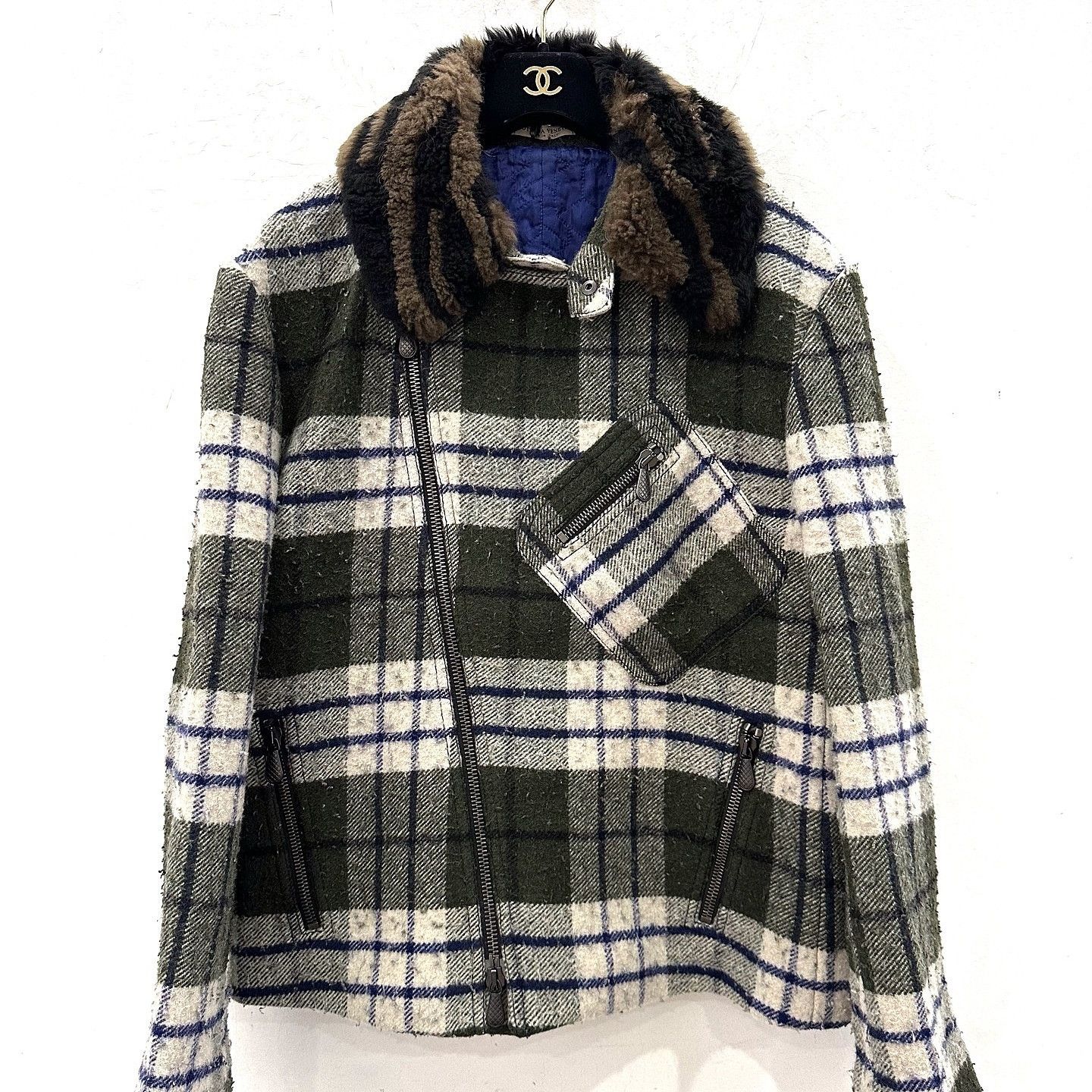 Bottega Veneta Bottega Veneta Plaid Light Jacket Size L Size US L / EU 52-54 / 3 - 1 Thumbnail