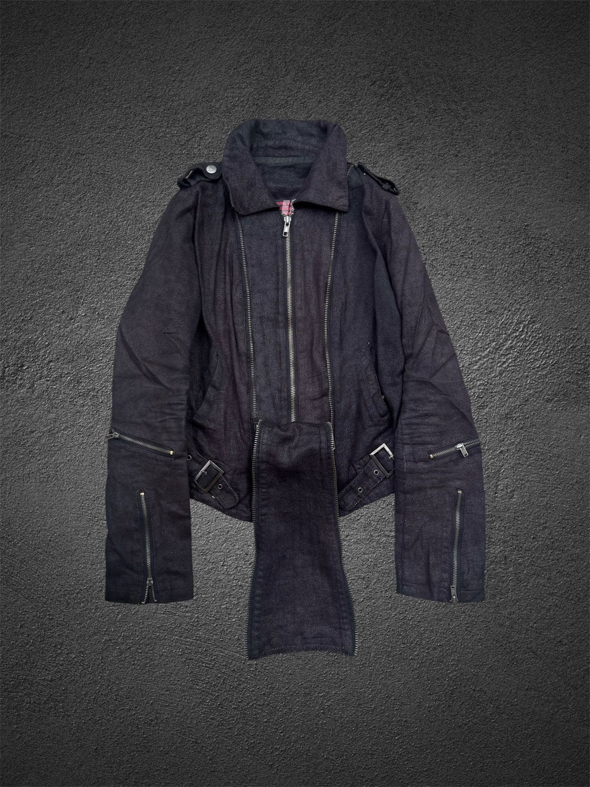Isamu Katayama Backlash Archived Styled Wax Jacket Japanese 14th Vkei Size US S / EU 44-46 / 1 - 1 Thumbnail