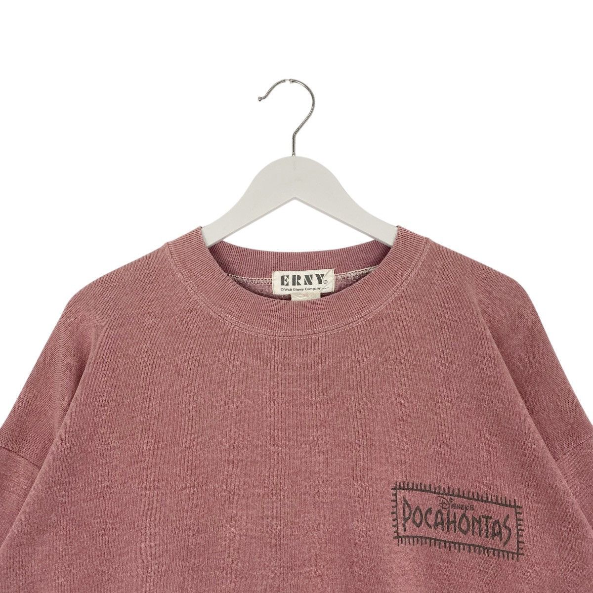 Vintage Vintage Disney Pocahontas Sweatshirt Crewneck Pink Size L Size US L / EU 52-54 / 3 - 4 Thumbnail