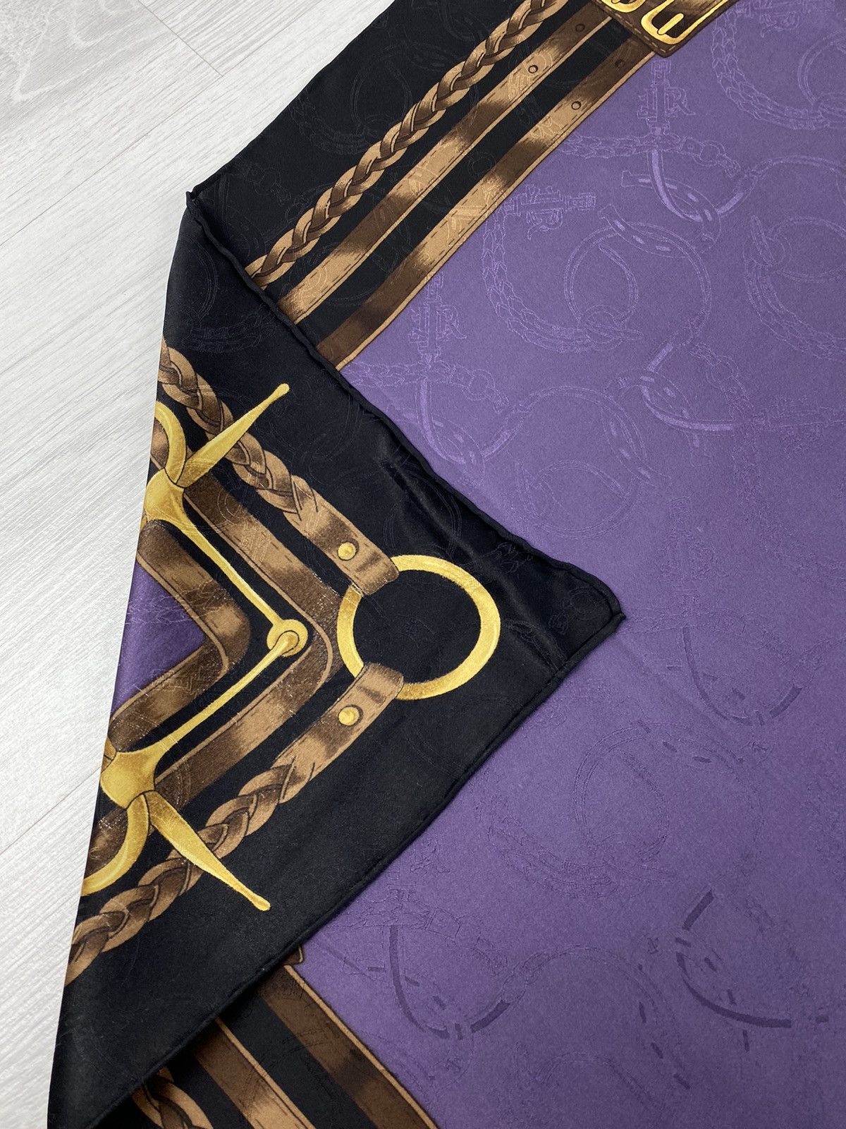 Ralph Lauren Vintage Ralph Lauren Silk Scarf like Versace Burberry Size ONE SIZE - 3 Thumbnail