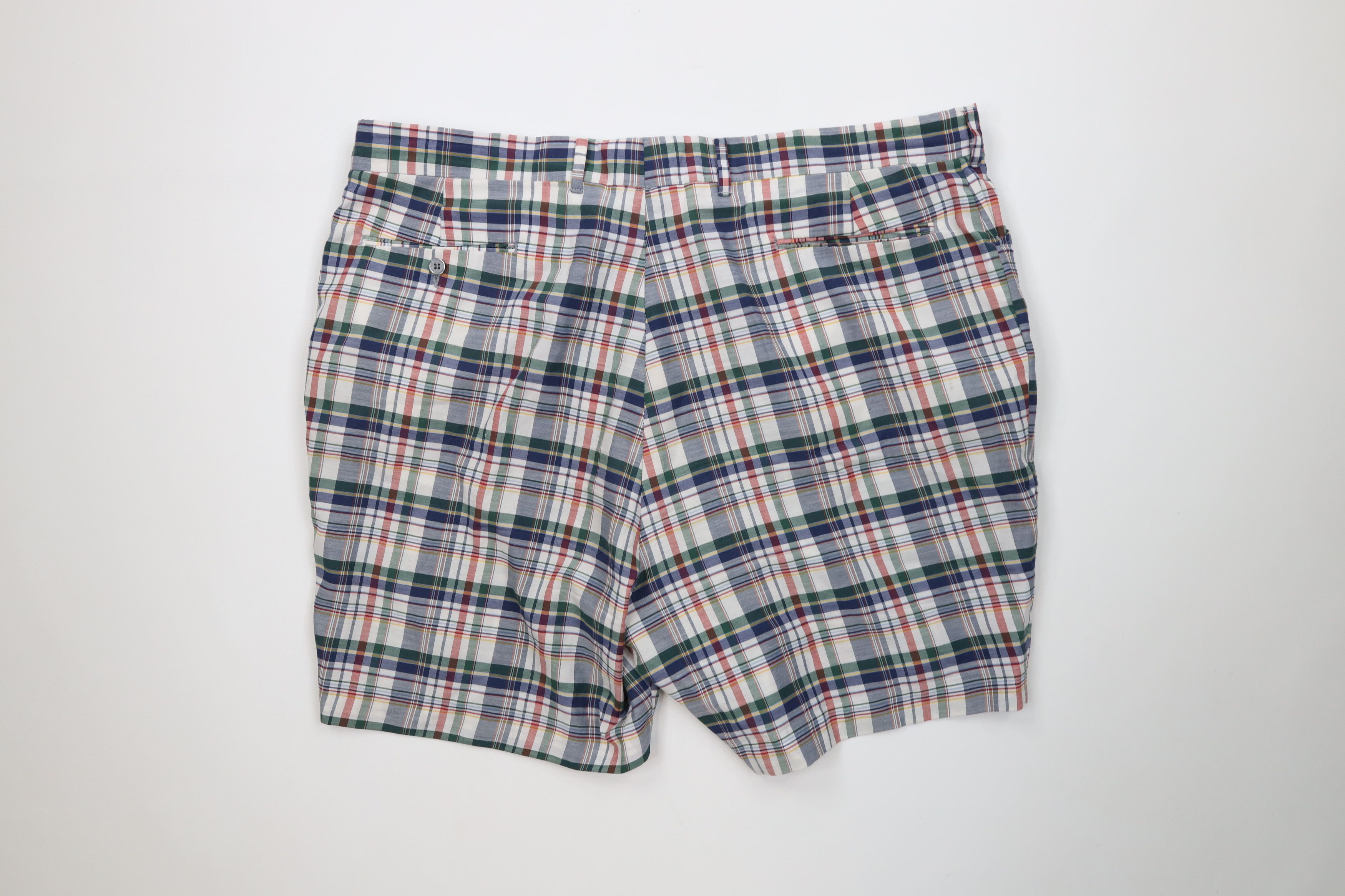 Vintage Vintage 70s Streetwear Plaid Above Knee Chino Shorts USA Size US 42 / EU 58 - 9 Thumbnail