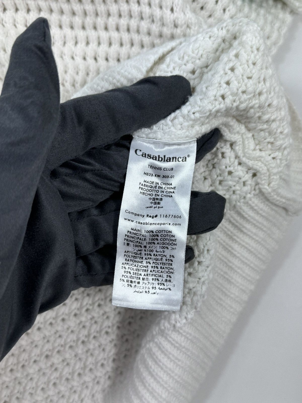 Casablanca LOGO KNIT SHIRT Size US XL / EU 56 / 4 - 6 Thumbnail