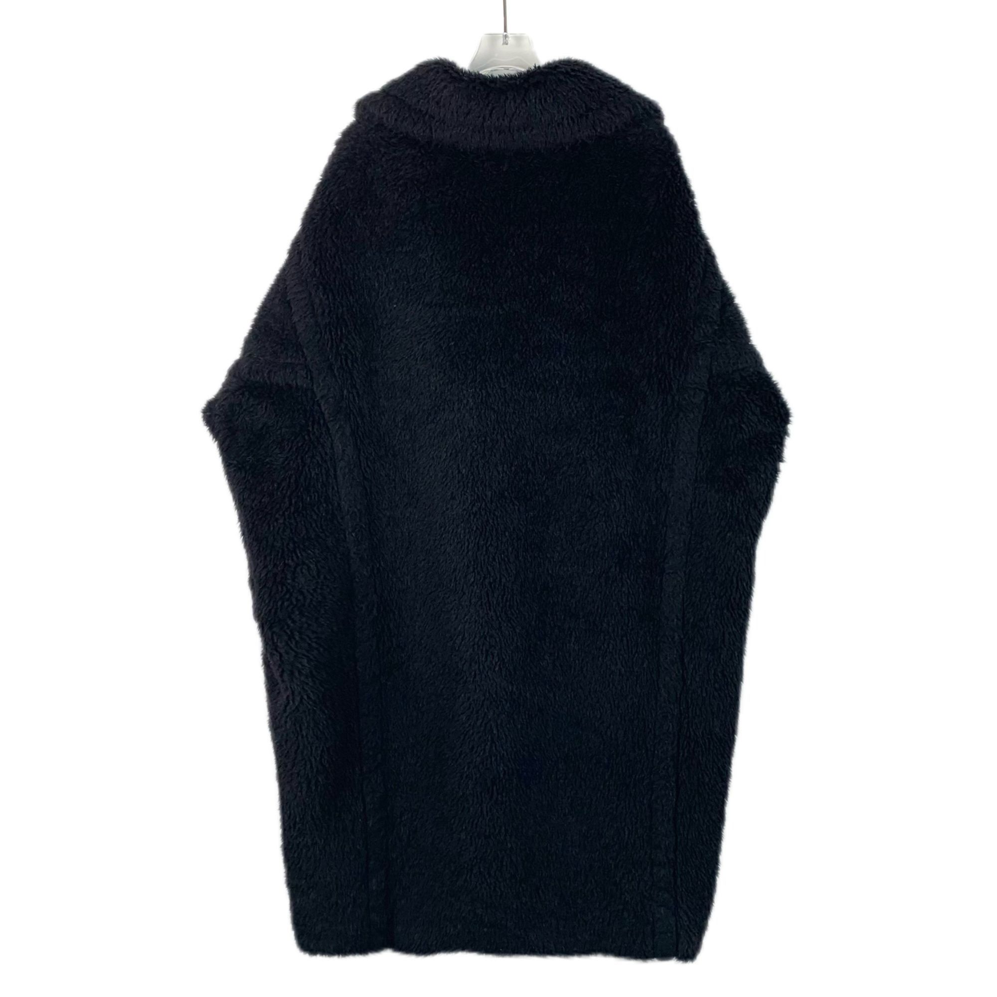 Max Mara Max Mara Black Teddy Coat Size S Wool Blend Womens Outerwear Size S / US 4 / IT 40 - 2 Thumbnail