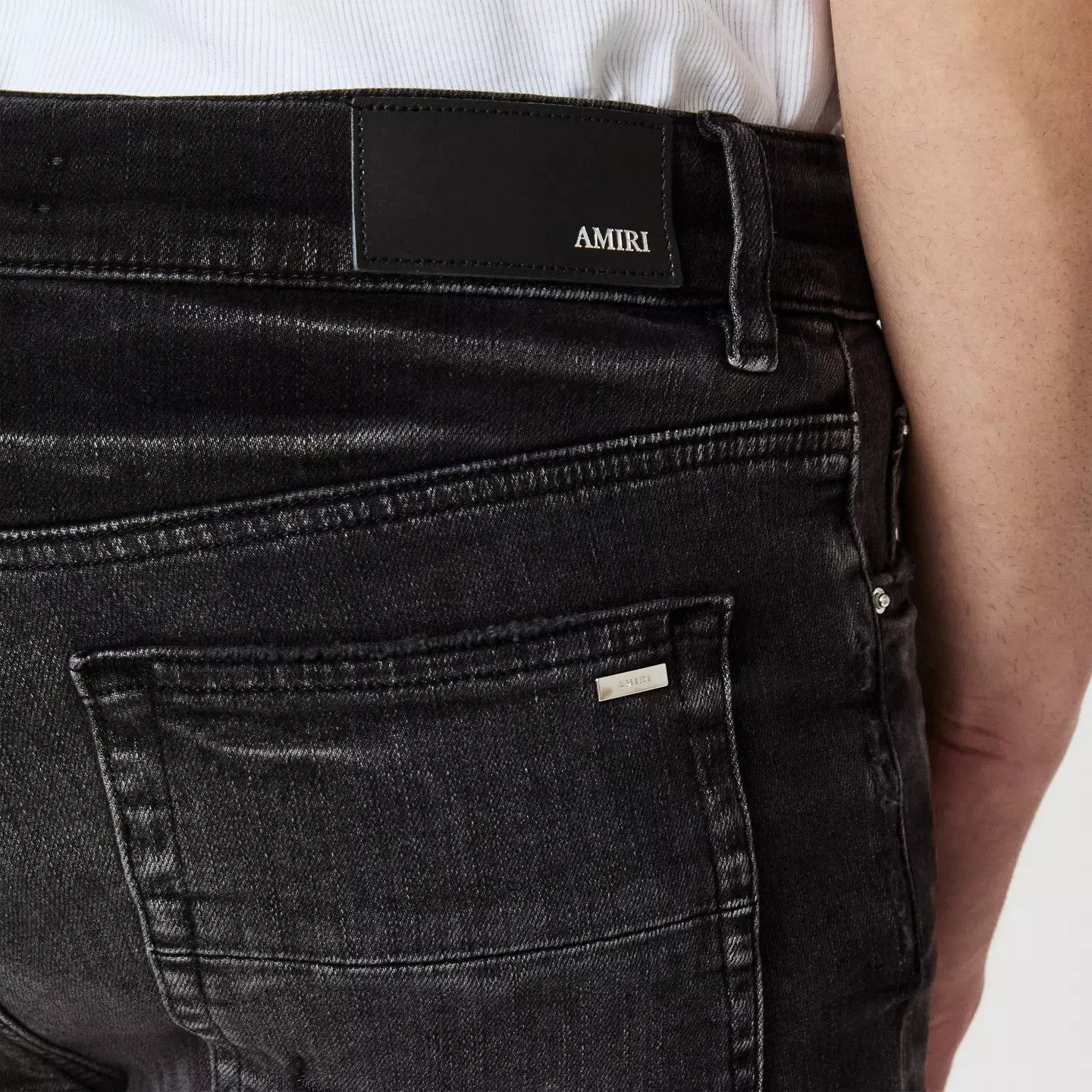Amiri o1g2r1mq0426 Skinny Jeans in Faded Black Size US 36 / EU 52 - 5 Thumbnail