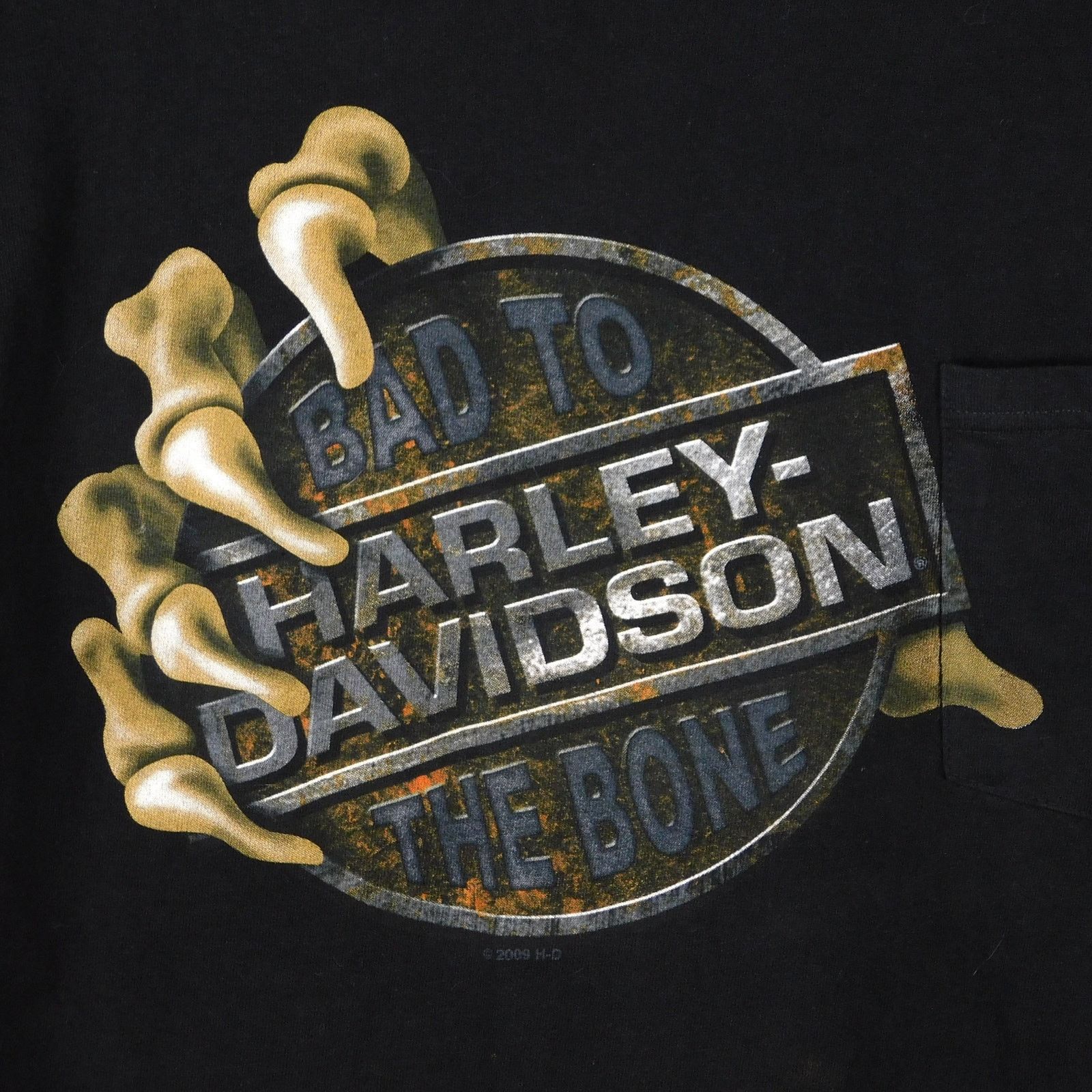 Harley Davidson Harley Davidson Bad To The Bone Pocket Tee Size M London DS Size US M / EU 48-50 / 2 - 4 Thumbnail
