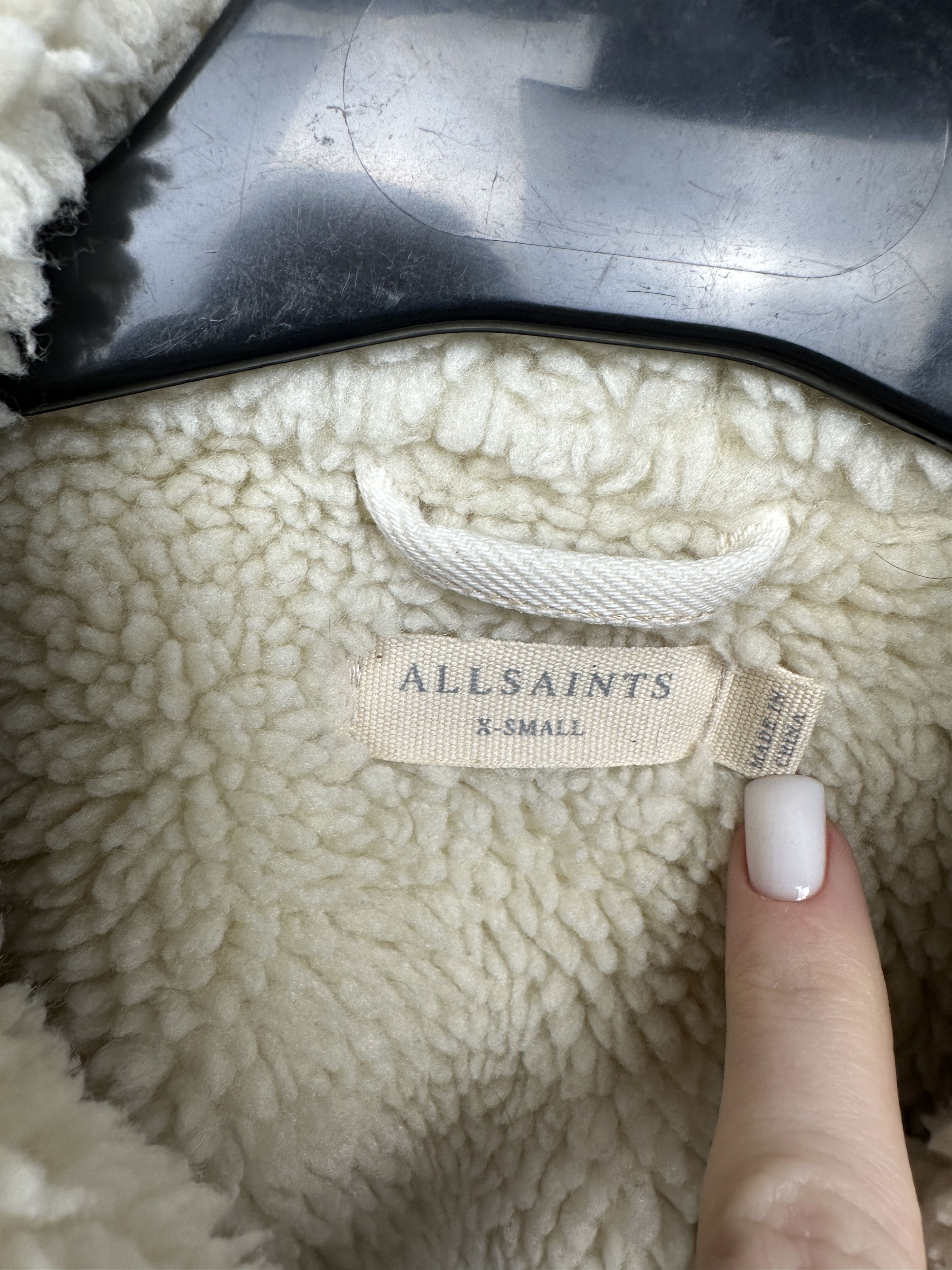 Allsaints Allsaints Elgin Mens Denim Sherpa Jacket Size US XS / EU 42 / 0 - 3 Thumbnail