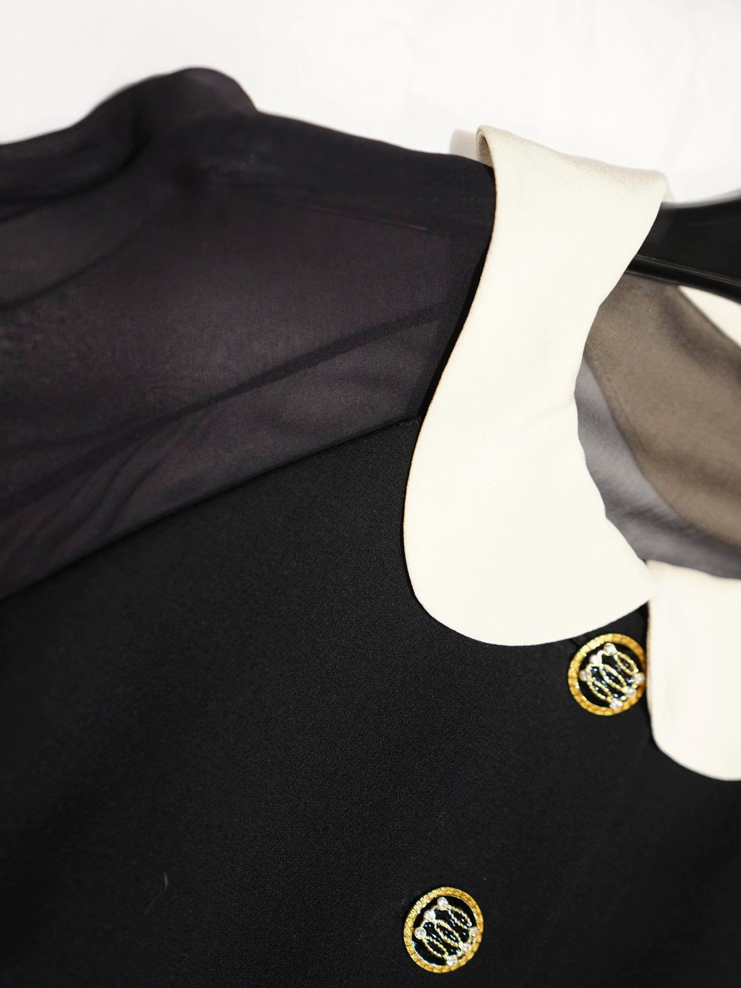 Versace Versace Silk-Wool Colorblock Blazer 44 (M/L) Size M / US 6-8 / IT 42-44 - 6 Thumbnail
