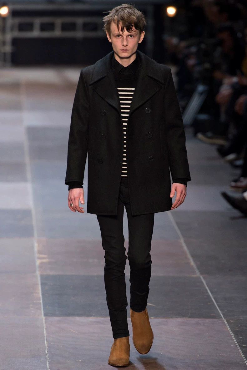 Saint Laurent Paris Saint Laurent Paris 13fw Year Navy Anchor Double breasted J Size US M / EU 48-50 / 2 - 5 Thumbnail