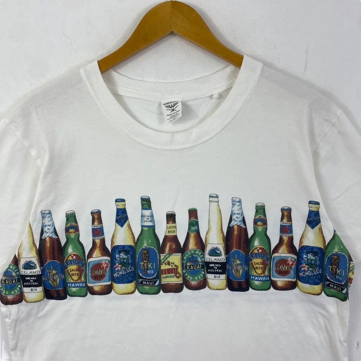 Vintage Vintage HOUSTON Islands Beers Collection Tee Shirt Size US XL / EU 56 / 4 - 2 Thumbnail