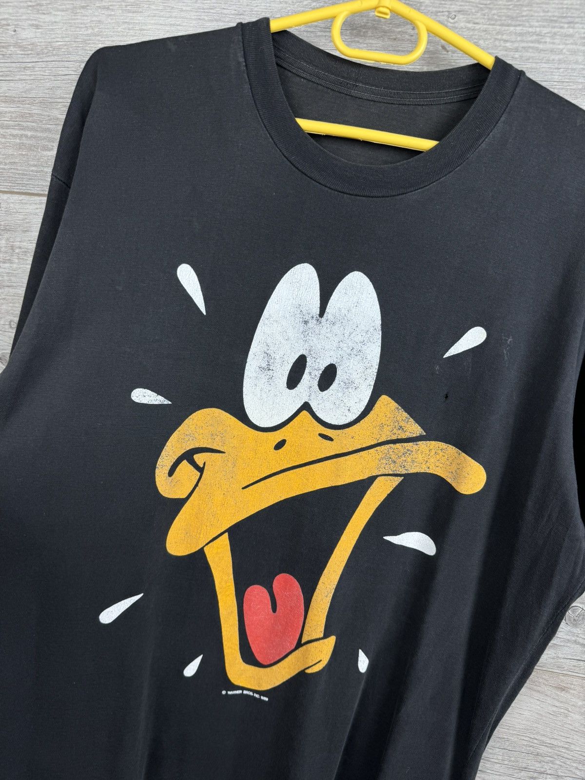 Other Vintage 1989 Daffy Duck Big Face Shirt Black Short Sleeve Size US XL / EU 56 / 4 - 4 Thumbnail
