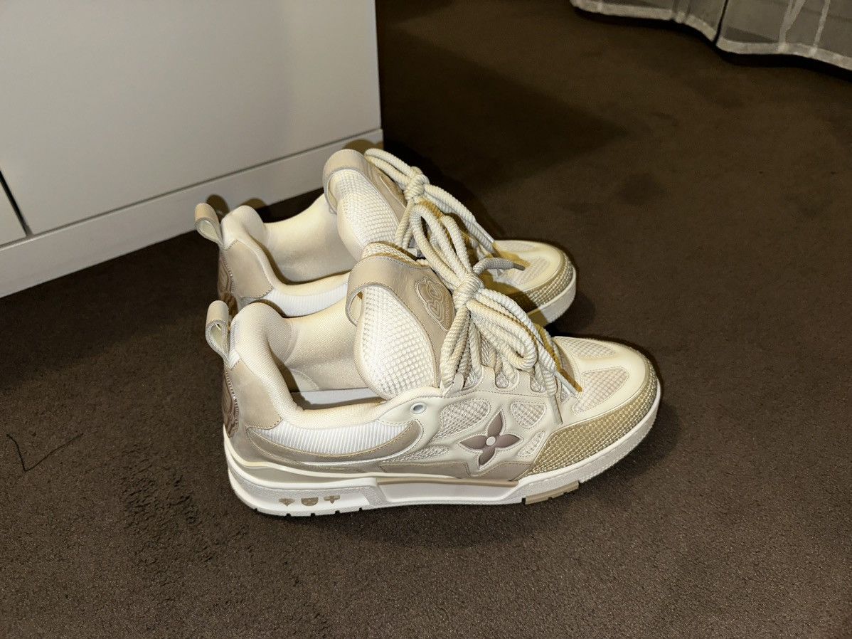 Louis Vuitton Louis Vuitton Skate Sneaker Beige Size US 10.5 / EU 43-44 - 4 Thumbnail