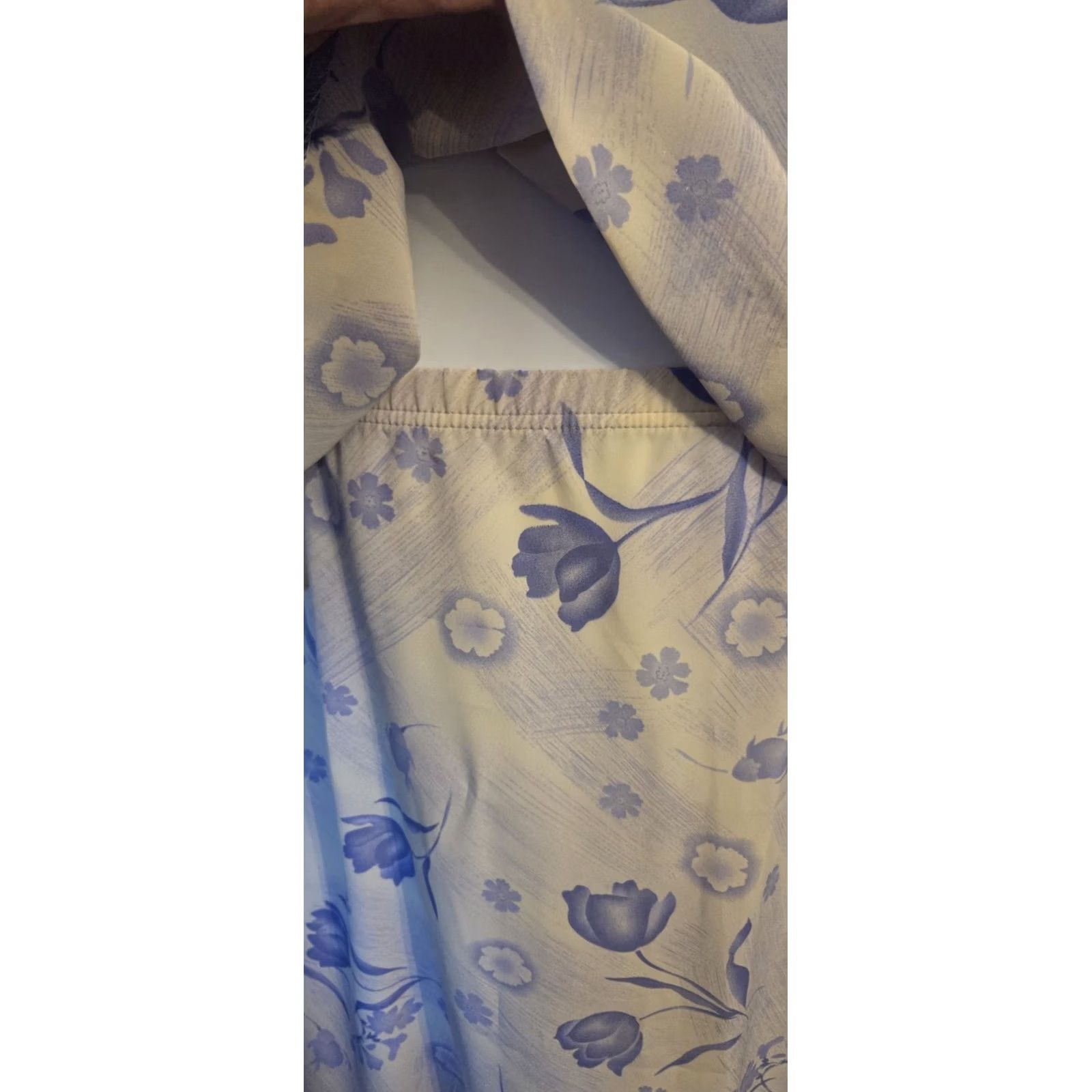 Blair VINTAGE Blair 2 Pc Floral Maxi Skirt Sleeveless Top 20 P Dusty Lilac - Outfit/Set Womens Plus Size 20P Lilac Floral Moon? Size 3XL / US 20-22 - 6 Thumbnail