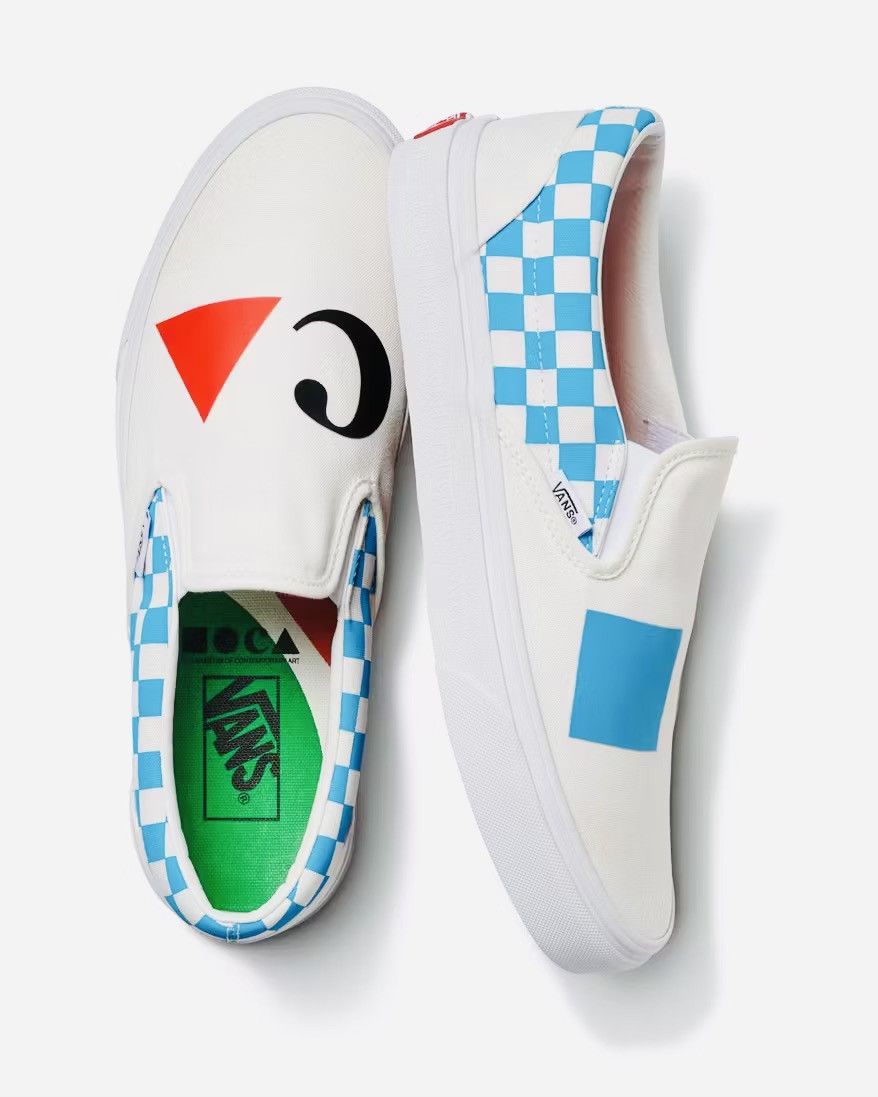 Vans Vans Classic Slip-On MOCA Museum of Contemporary Arts sz 10 Size US 10 / EU 43 - 1 Thumbnail