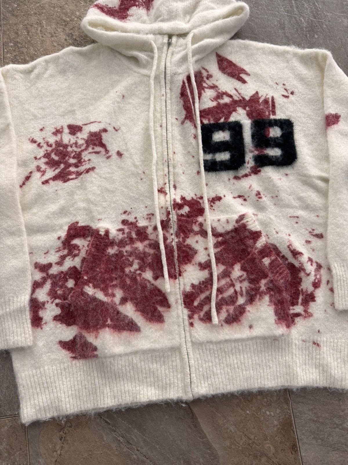 Other Hand painted Mohair hoodie RARE Size US M / EU 48-50 / 2 - 2 Thumbnail