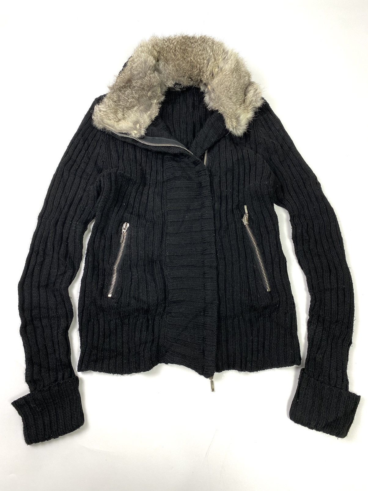 Japanese Brand Fur knitted leon basic ifsixwasnine gothic style Size US S / EU 44-46 / 1 - 2 Thumbnail