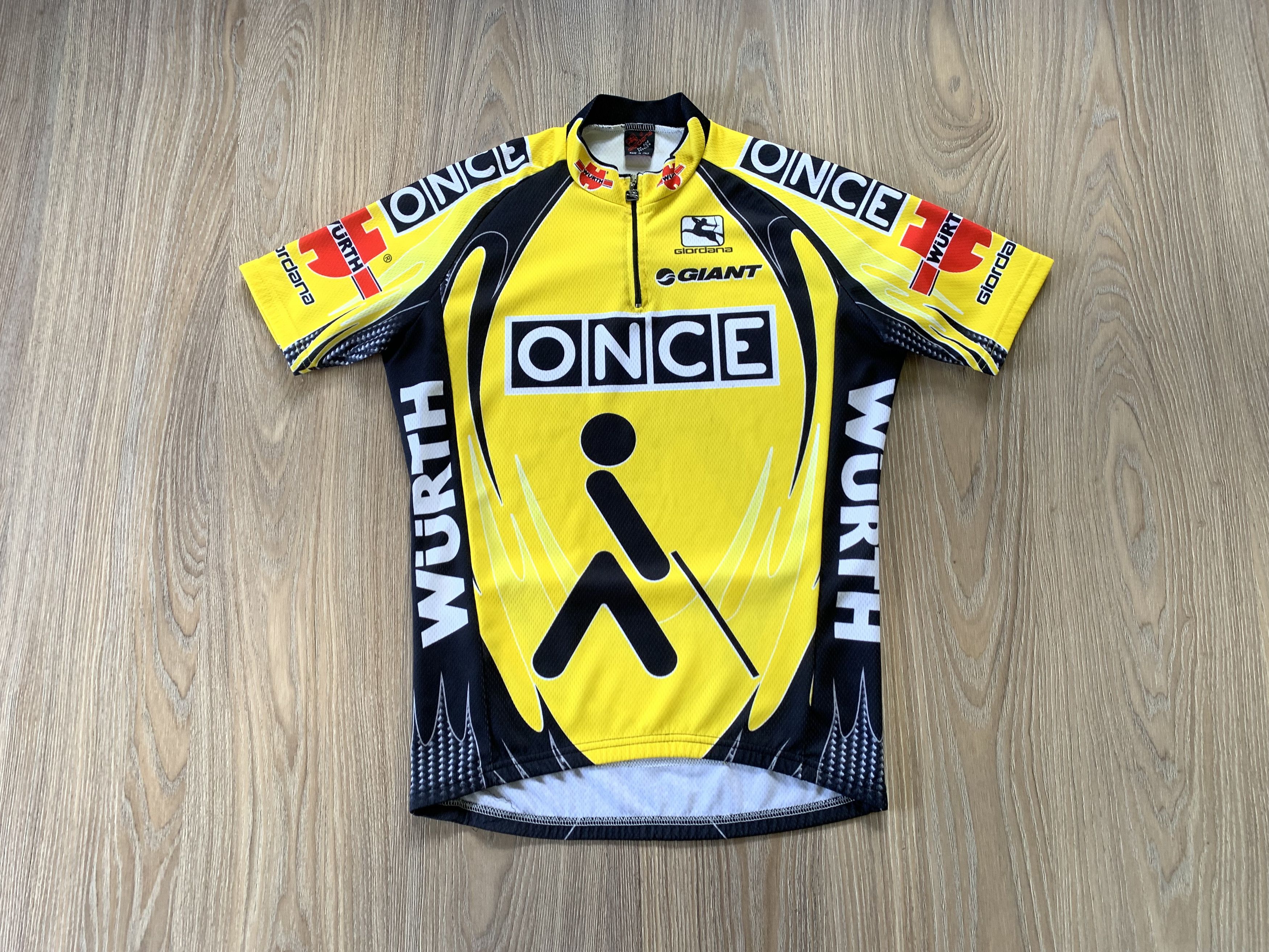 Giordano Giordana Vintage Italy Printed Cycling Jersey Size US M / EU 48-50 / 2 - 2 Thumbnail