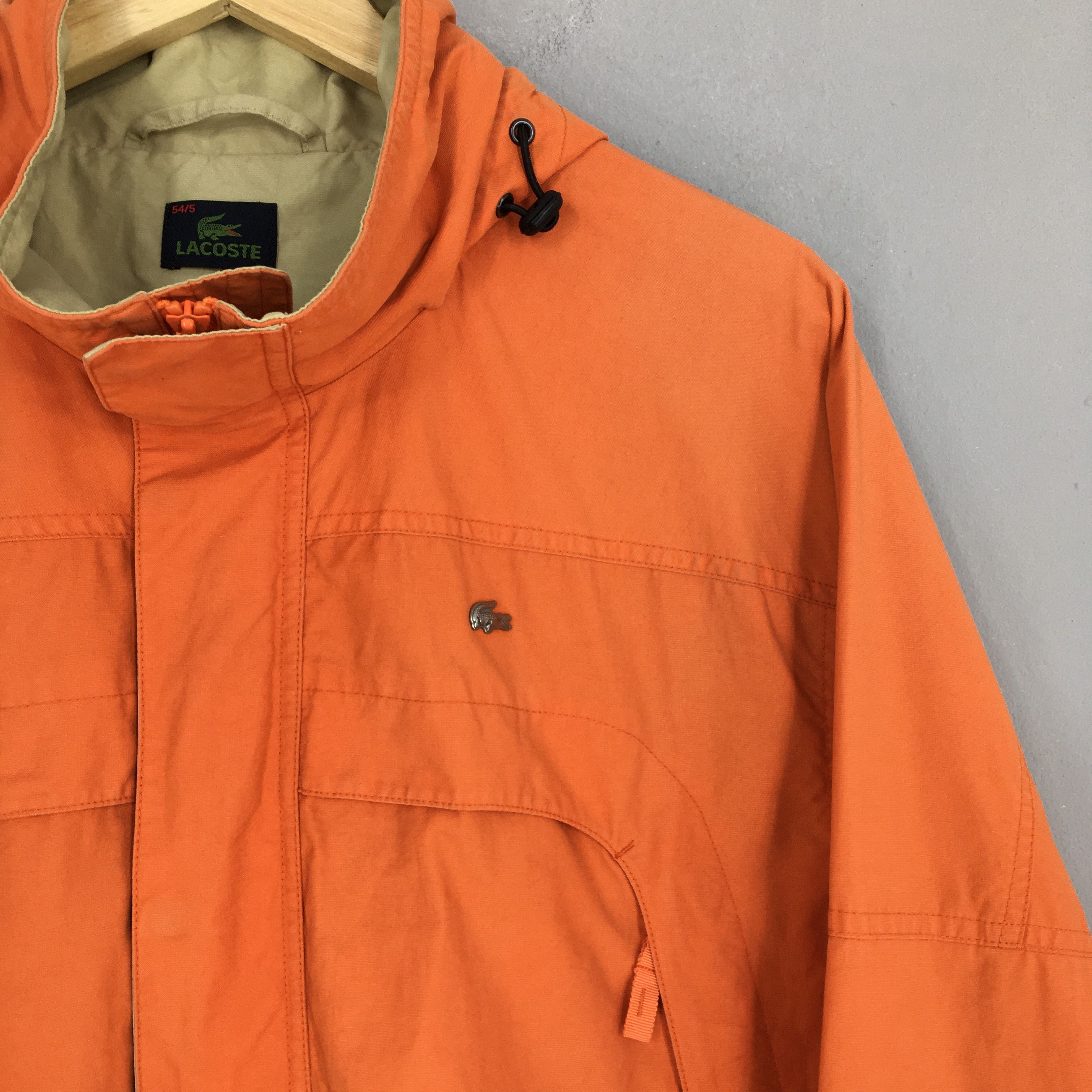 Lacoste Vintage Chemise Lacoste Hoodie Windbreaker Jacket Large Size US L / EU 52-54 / 3 - 2 Thumbnail