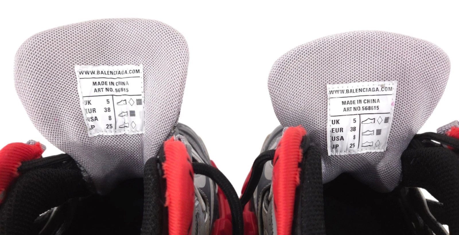 Balenciaga Balenciaga Track.2 Sneakers US 8 EU 38 Womens Red Black Size US 8 / IT 38 - 11 Thumbnail