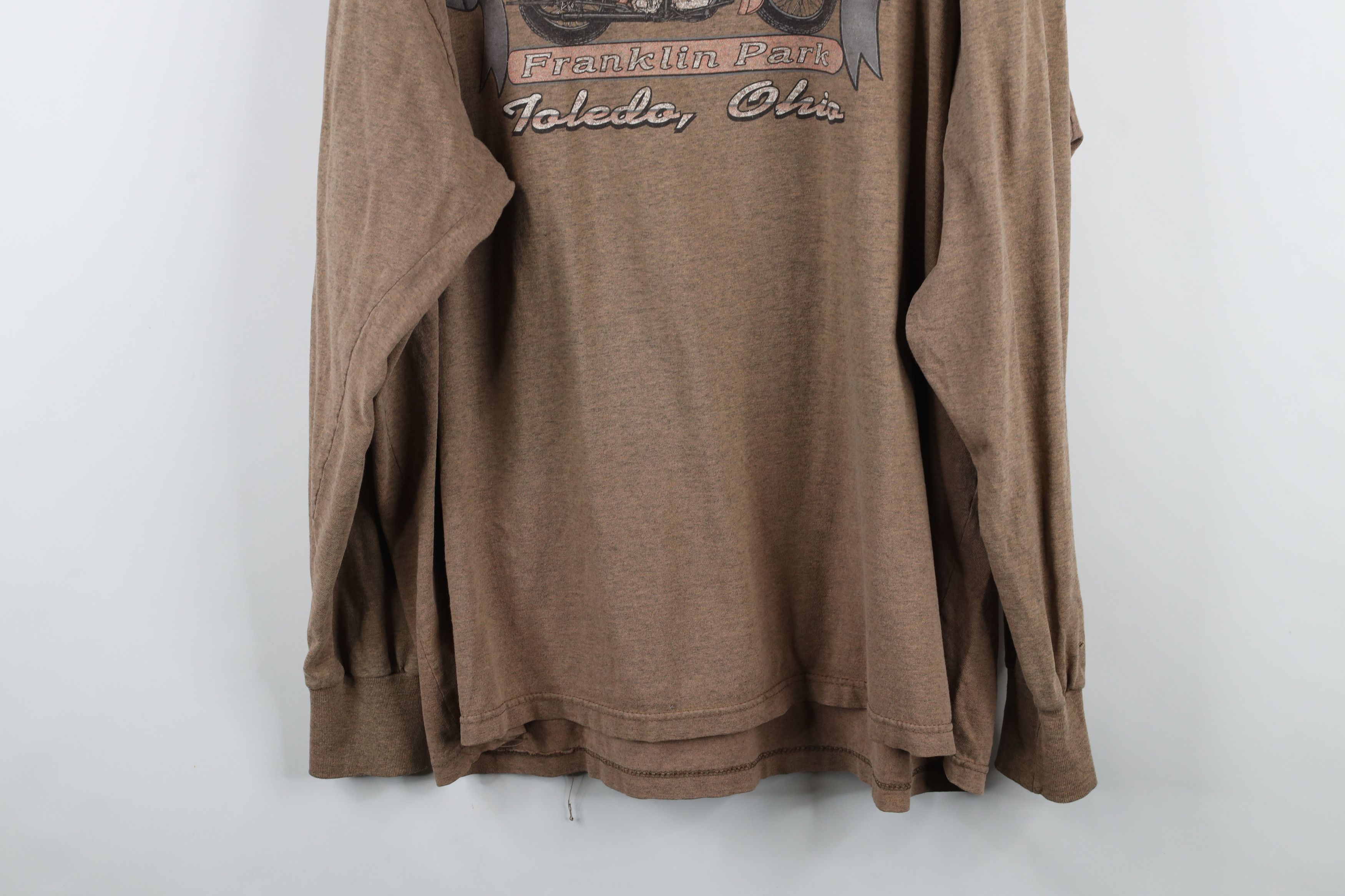 Harley Davidson × Vintage Vintage 90s Harley Davidson Spell Long Sleeve T-Shirt USA Size US XXL / EU 58 / 5 - 14 Thumbnail