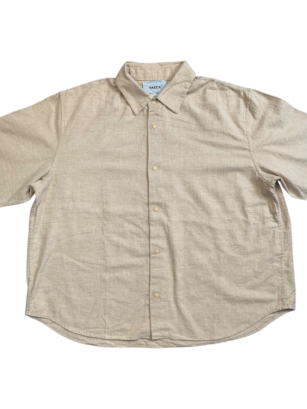 YAECA Japanese YAECA formal boxy shirt Size US L / EU 52-54 / 3 - 4 Thumbnail