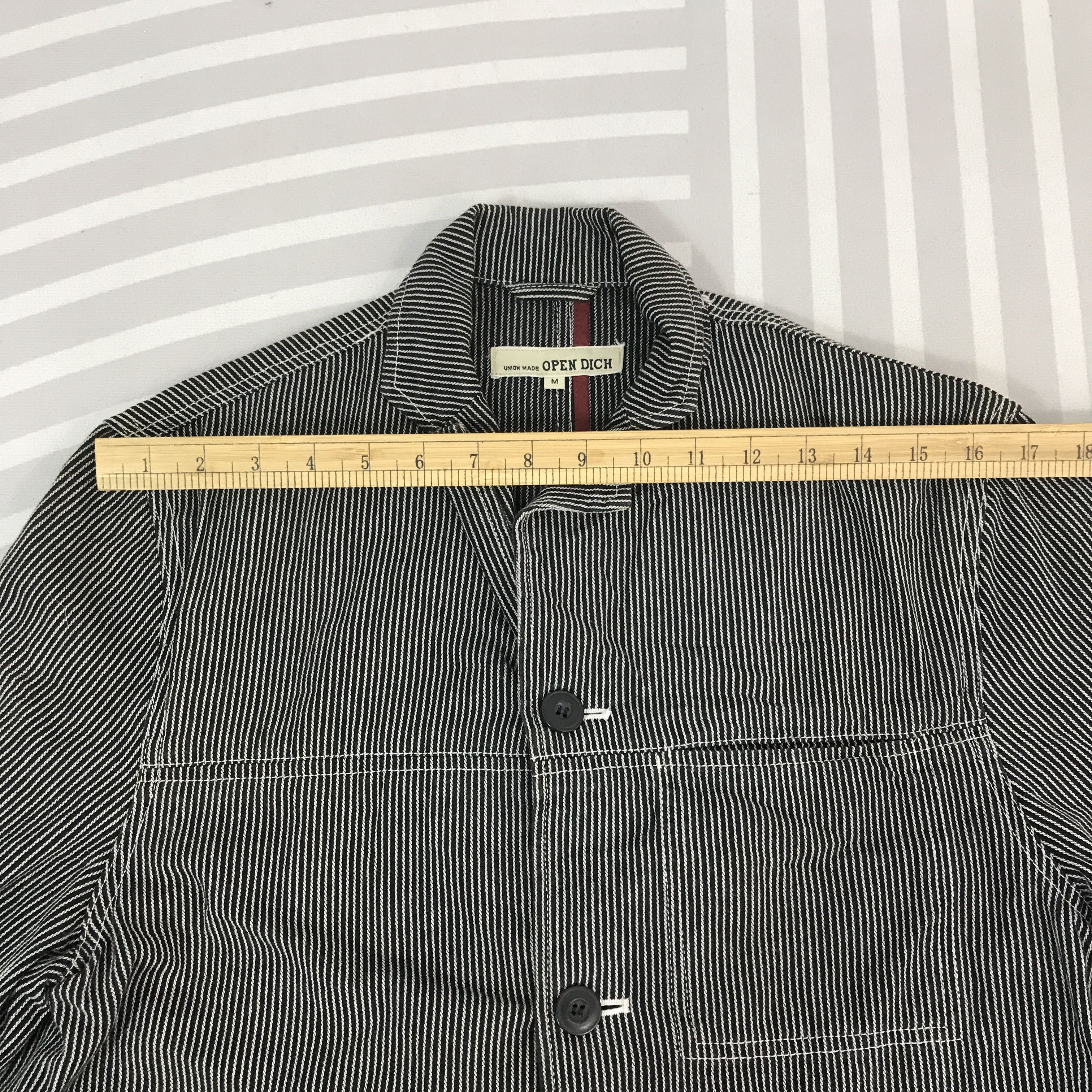 Japanese Brand Vintage Open Dich hickory button Jacket Size US M / EU 48-50 / 2 - 5 Thumbnail