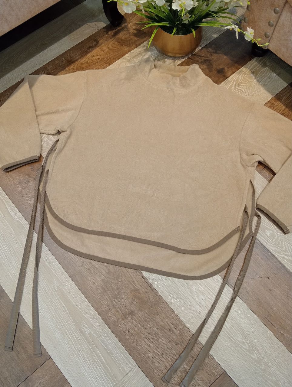 Uniqlo × White Mountaineering WHITE MOUNTAINEERING FLEECE OVERSIZED MOCK NECK PULLOVER - M Size M / US 6-8 / IT 42-44 - 4 Thumbnail