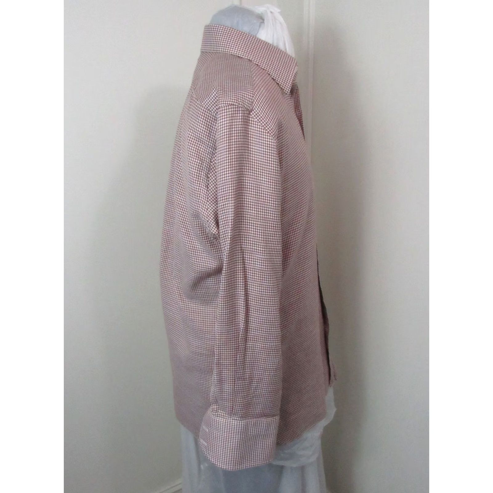 Tom Ford Tom Ford Designer Shirt Dress Button Up Houndstooth Size 42 / 16.5 Size 46R - 6 Thumbnail