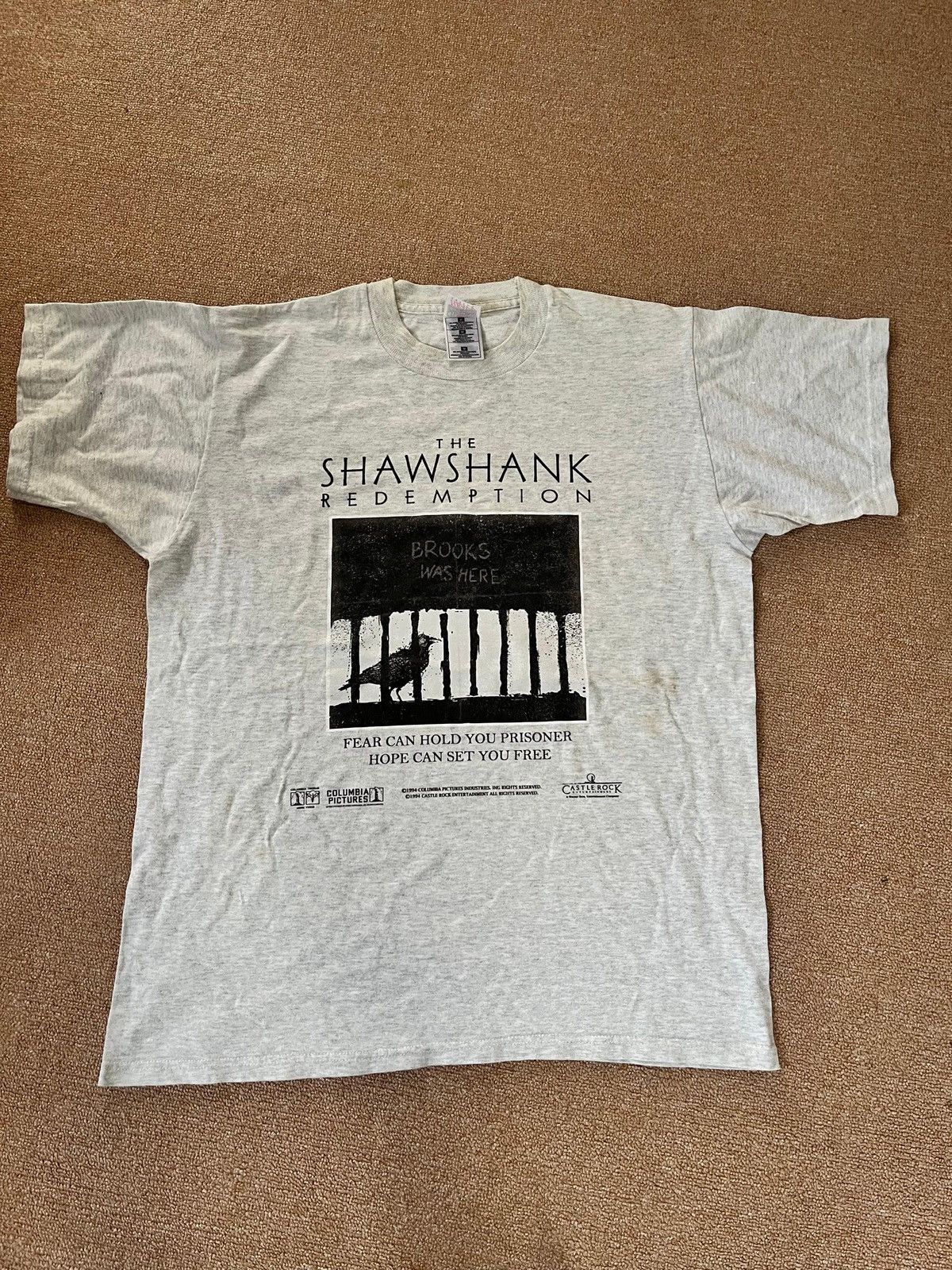 Vintage Vintage SHAWSHANK REDEMPTION Tahirt Size US L / EU 52-54 / 3 - 1 Thumbnail