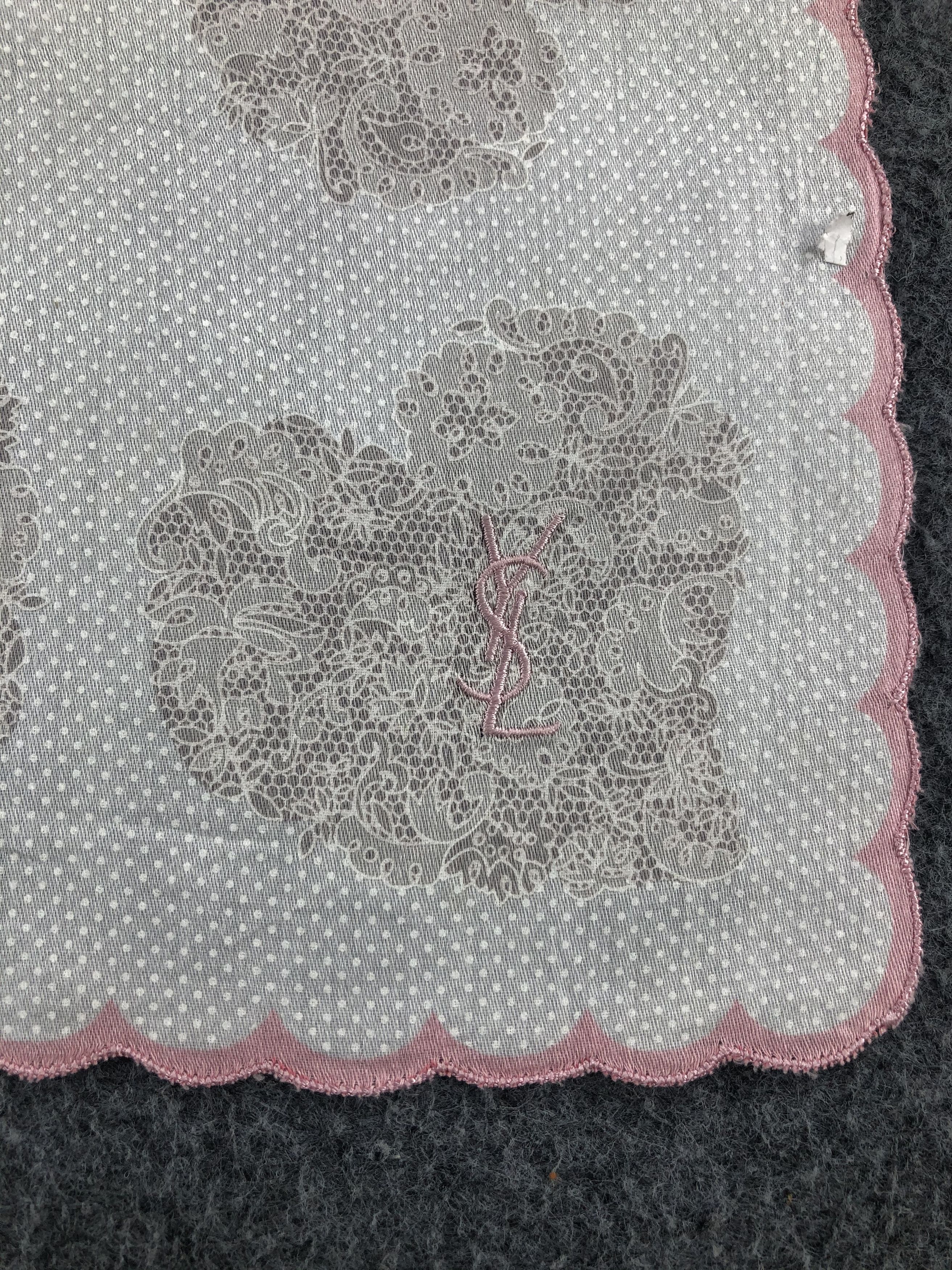 Yves Saint Laurent Yves Saint Laurent Handkerchief / Bandana / Neckerchief Size ONE SIZE - 5 Thumbnail