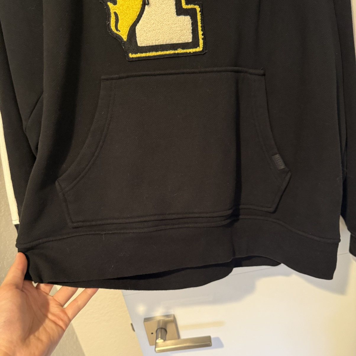 Fenty × Puma Rihanna FENTY x Puma Black Toweling Logo Oversized Hoodie Size M / US 6-8 / IT 42-44 - 6 Thumbnail
