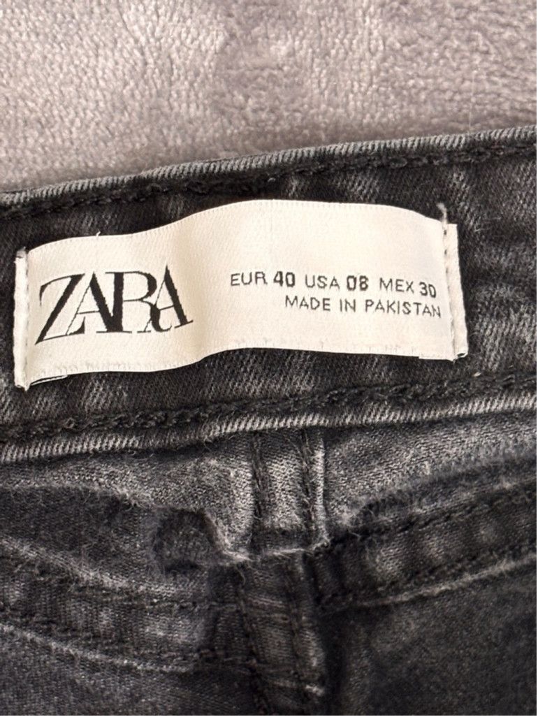 Zara Women's Zara Jeans Size 8 Gray Size 30" / US 8 / IT 44 - 7 Thumbnail